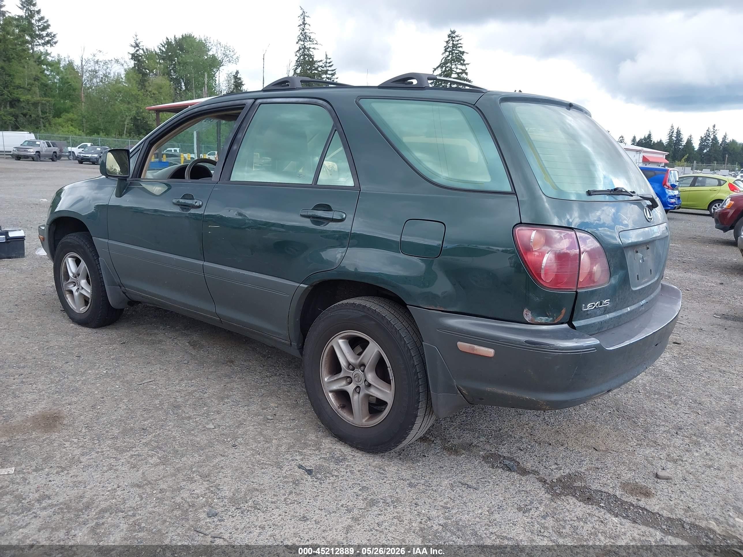 1999 Lexus Rx 300   Green vin: JT6HF10U6X0047089