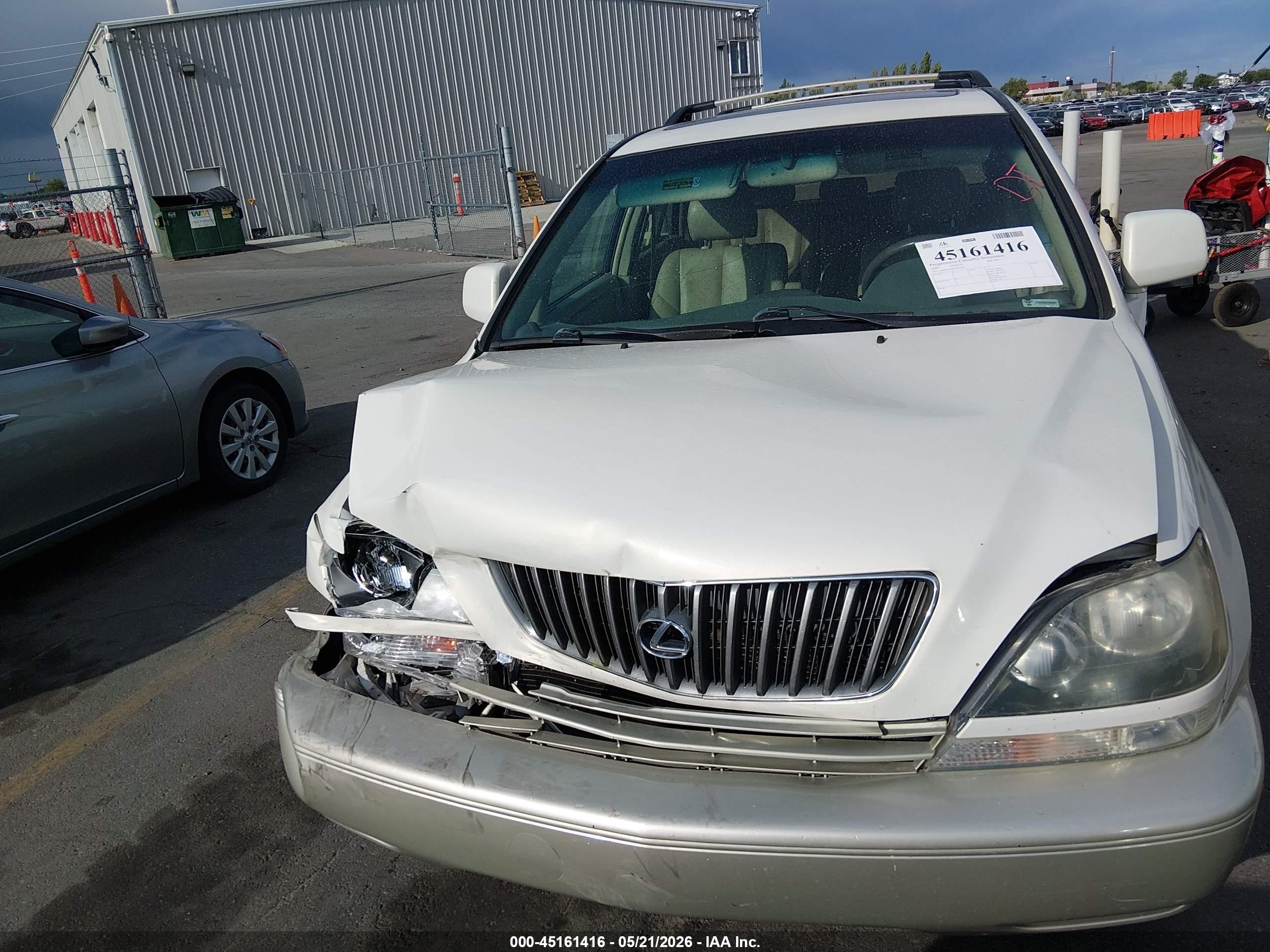 2000 Lexus Rx 300 White vin: JT6HF10U6Y0097895
