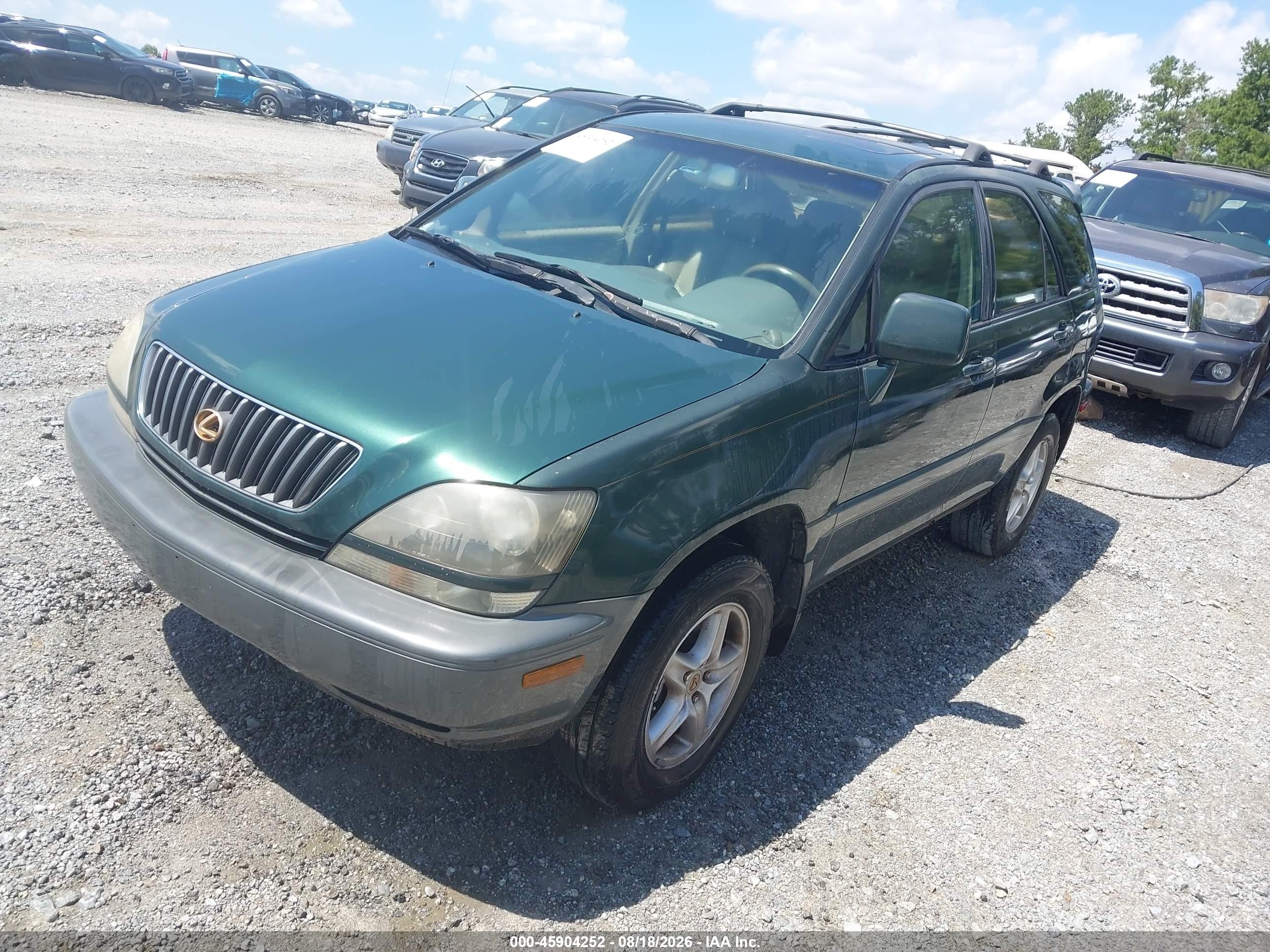 2000 Lexus Rx 300   Зеленый vin: JT6HF10U6Y0100892