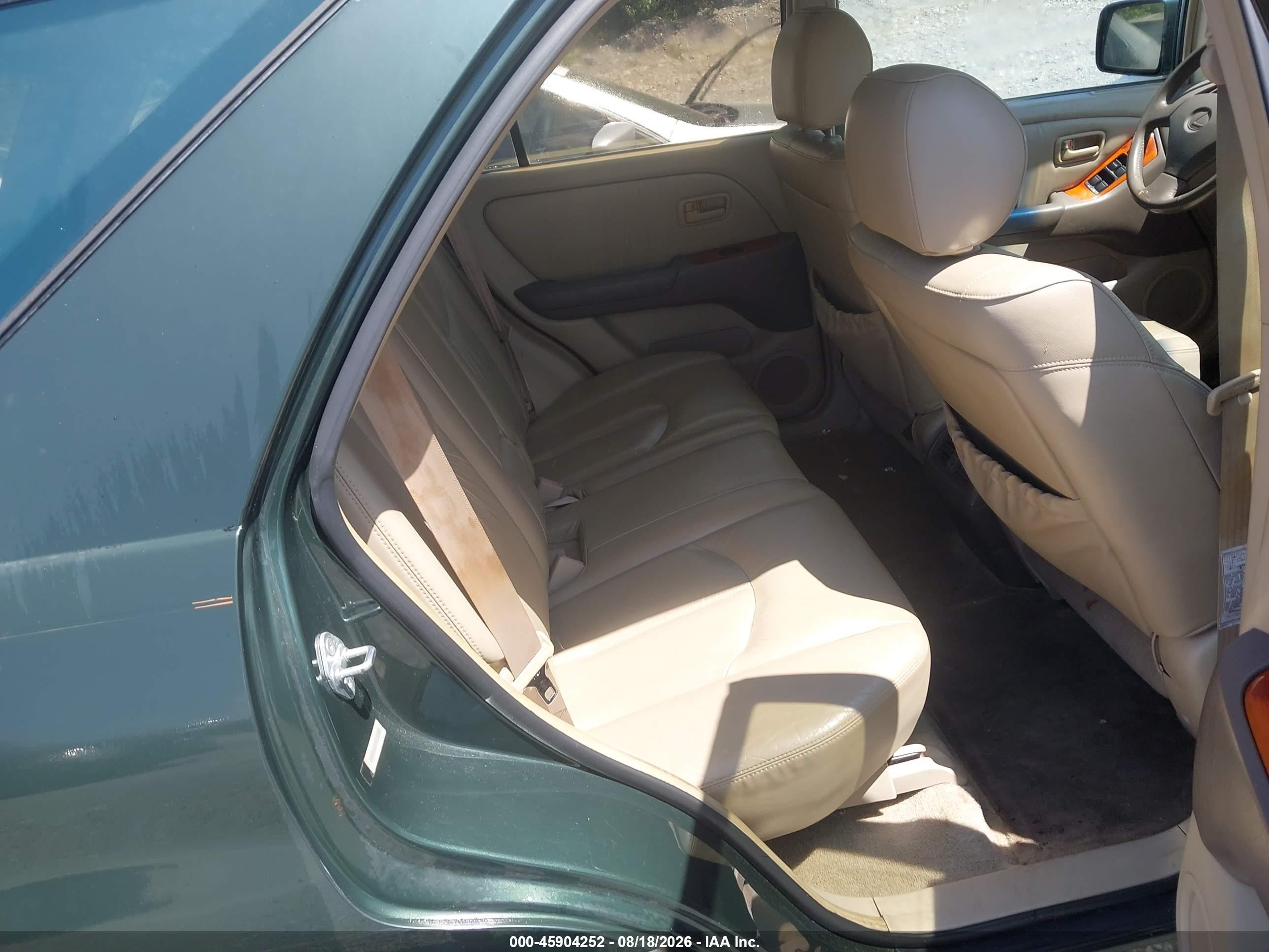 2000 Lexus Rx 300   Зеленый vin: JT6HF10U6Y0100892