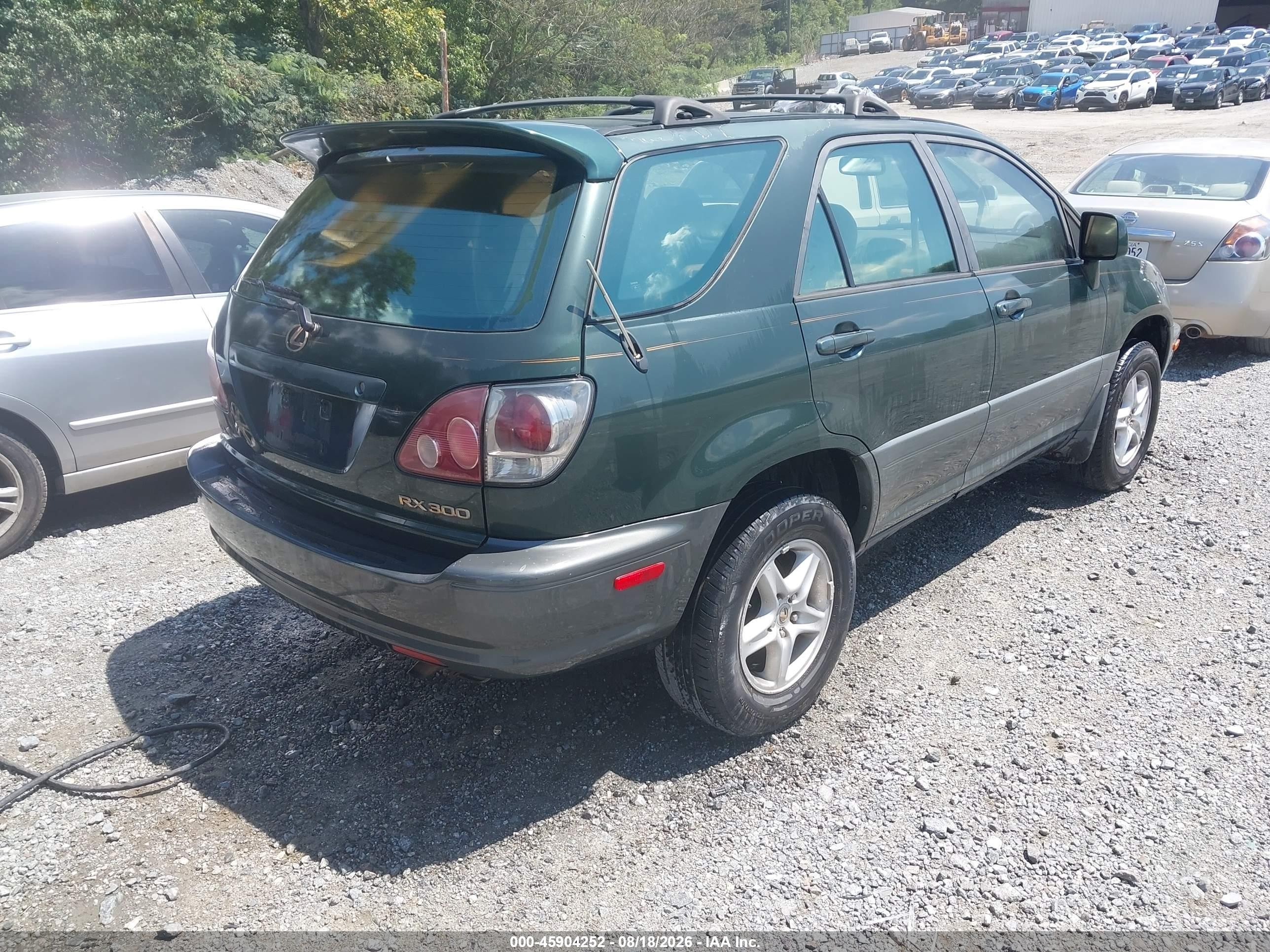 2000 Lexus Rx 300   Зеленый vin: JT6HF10U6Y0100892