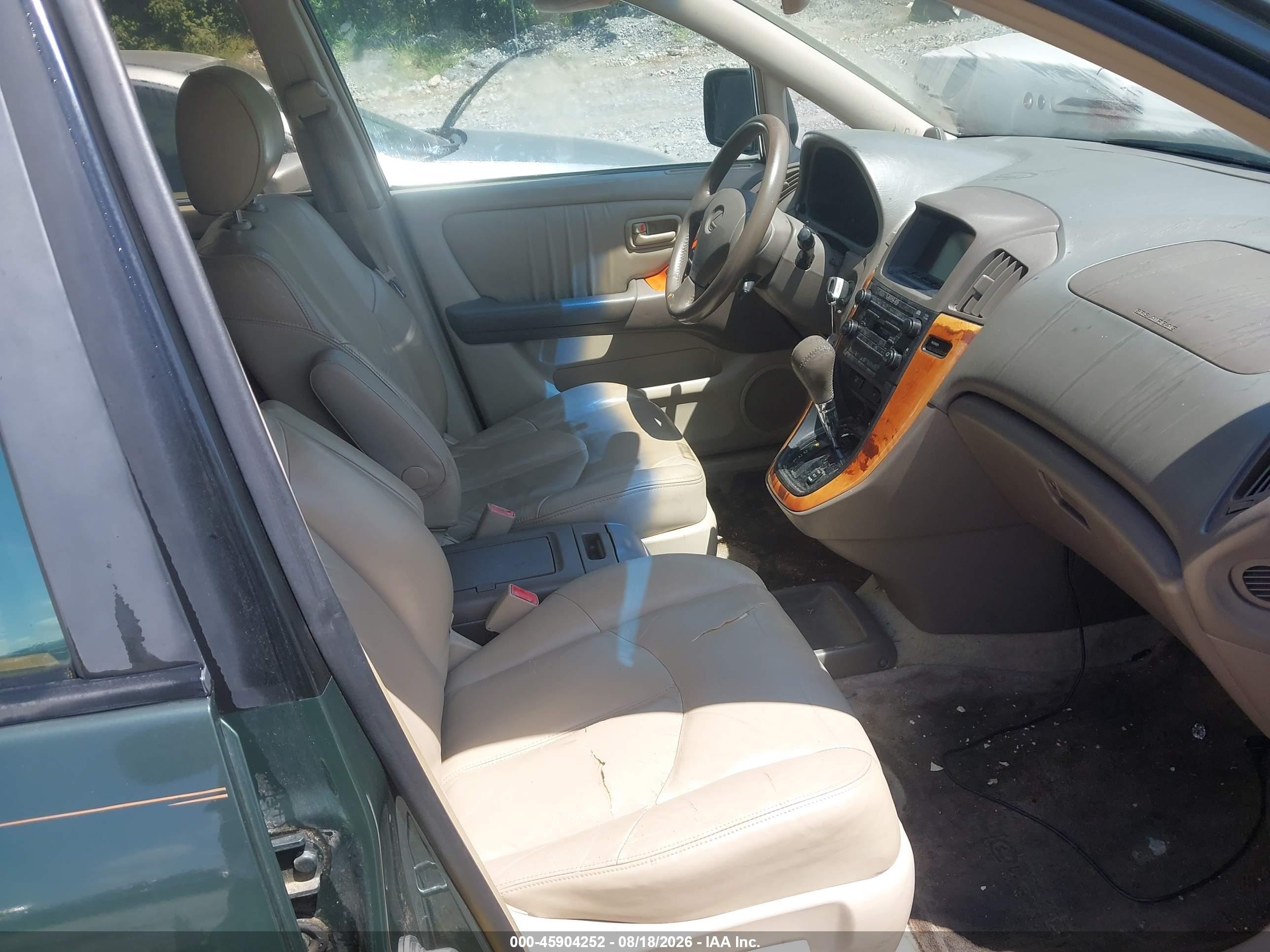 2000 Lexus Rx 300   Зеленый vin: JT6HF10U6Y0100892