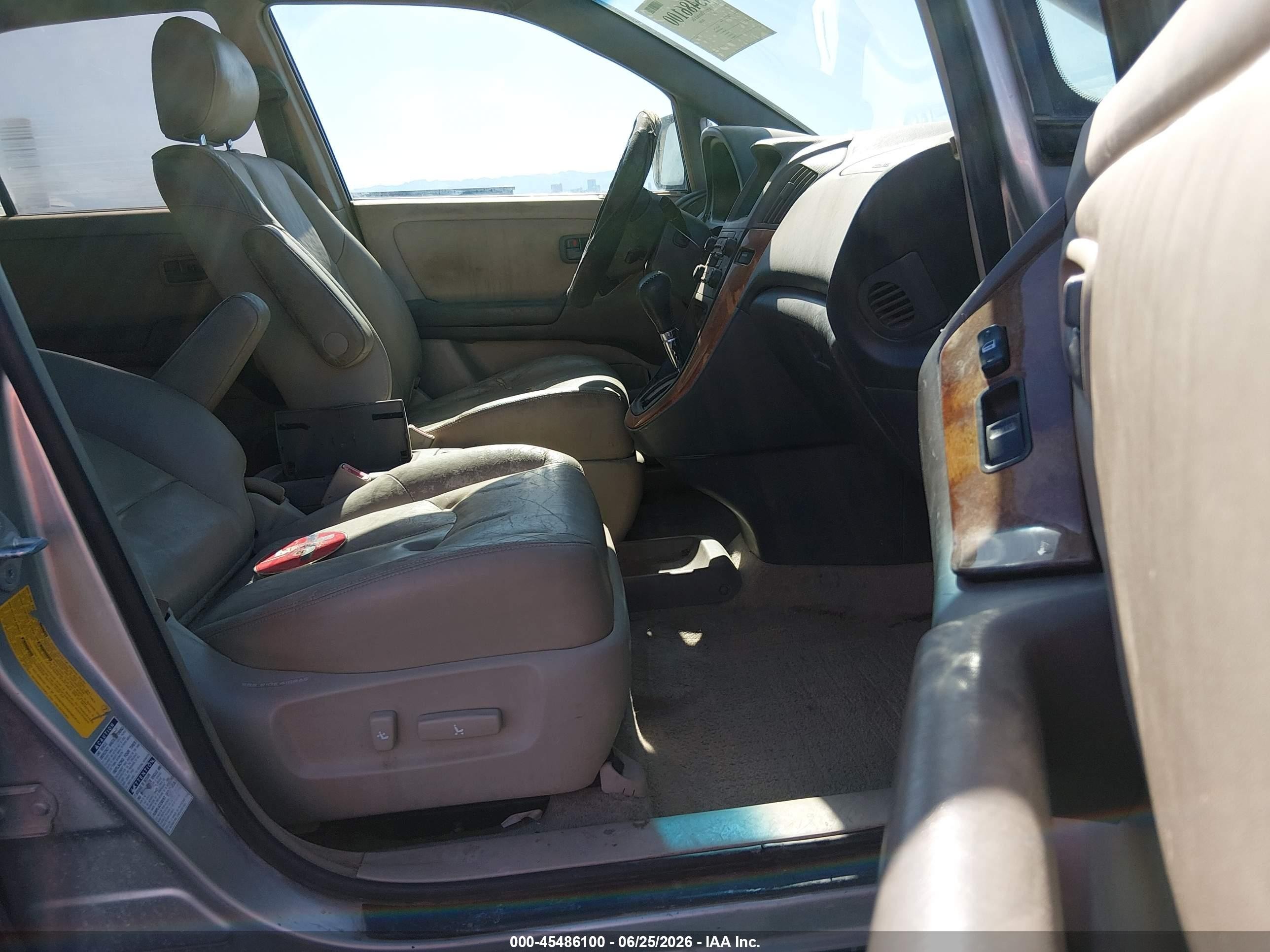 2000 Lexus Rx 300   Gray vin: JT6HF10U7Y0126238