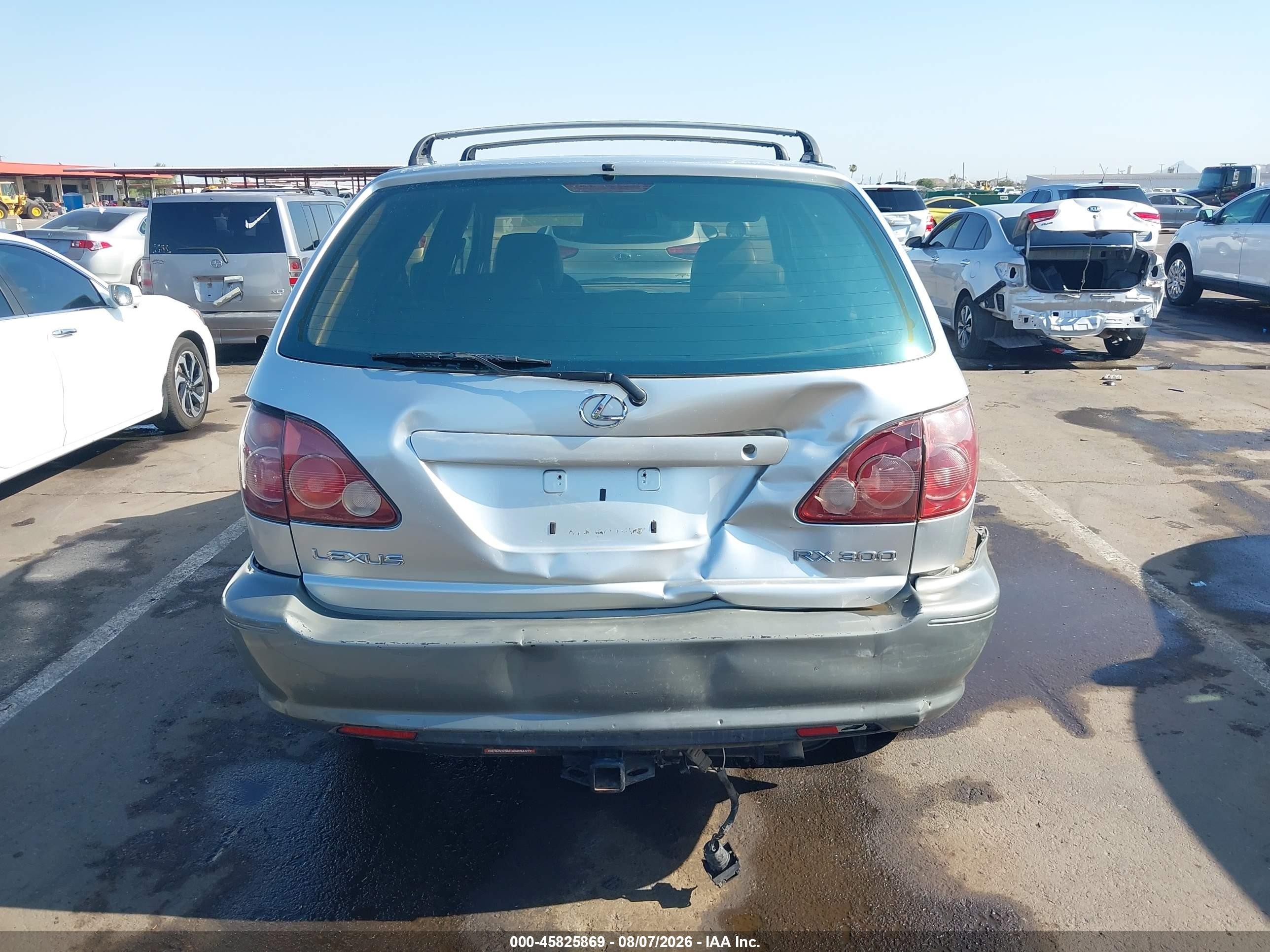 1999 Lexus Rx 300   Gray vin: JT6HF10U8X0070079