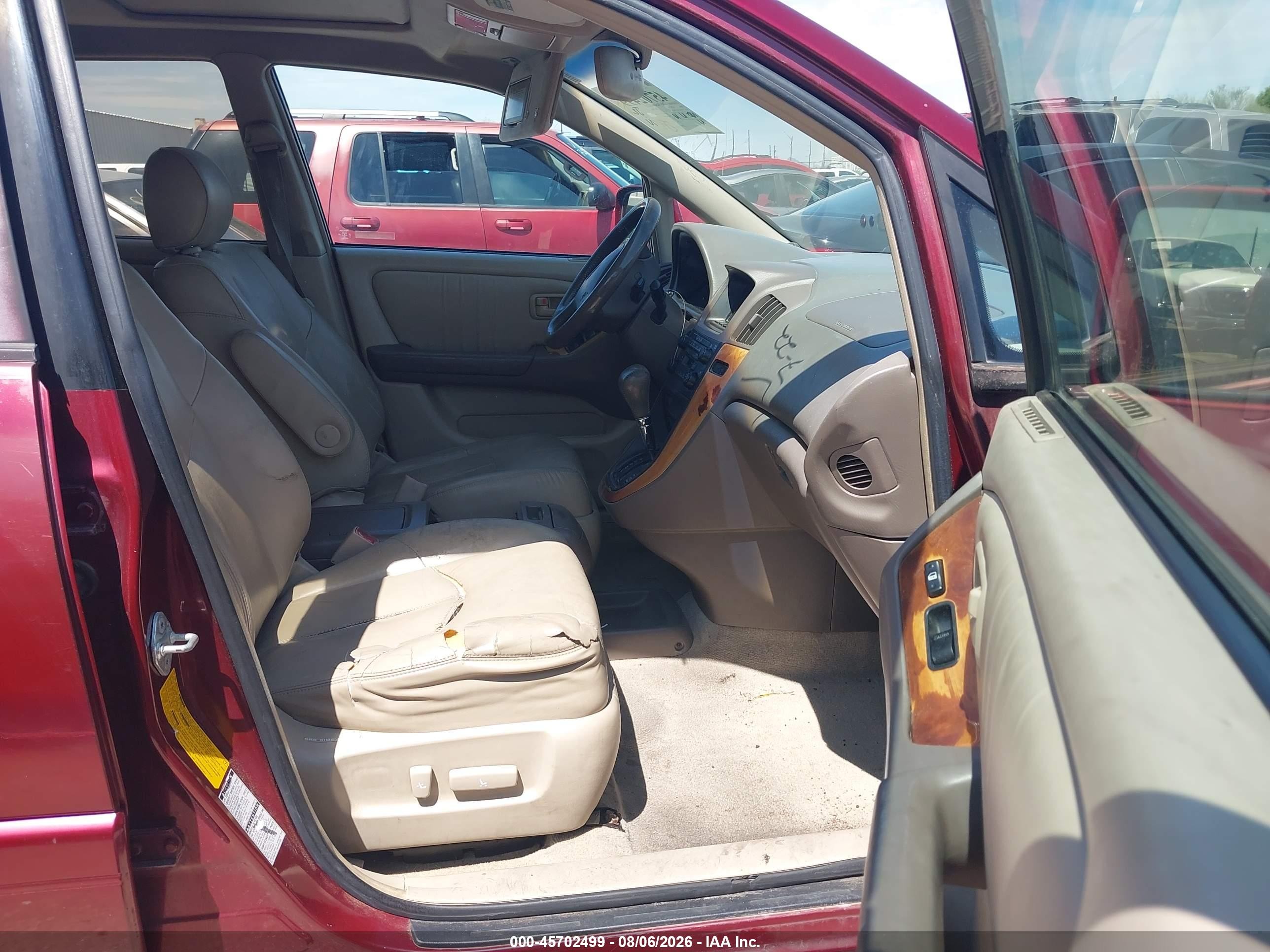 2000 Lexus Rx 300   Burgundy vin: JT6HF10U8Y0130413