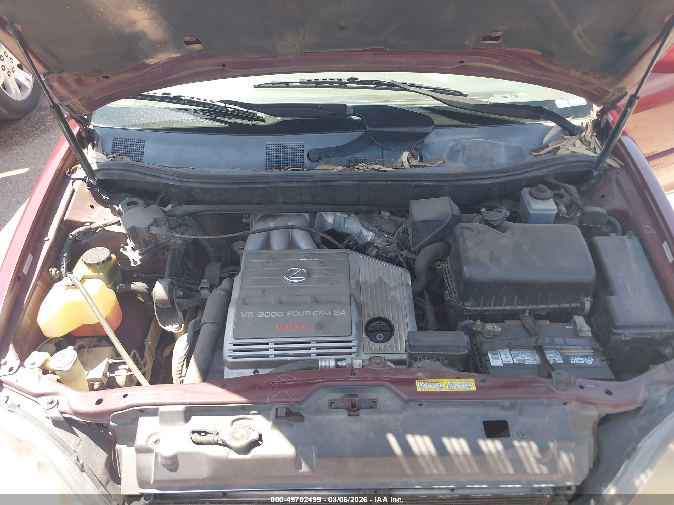 2000 Lexus Rx 300   Burgundy vin: JT6HF10U8Y0130413