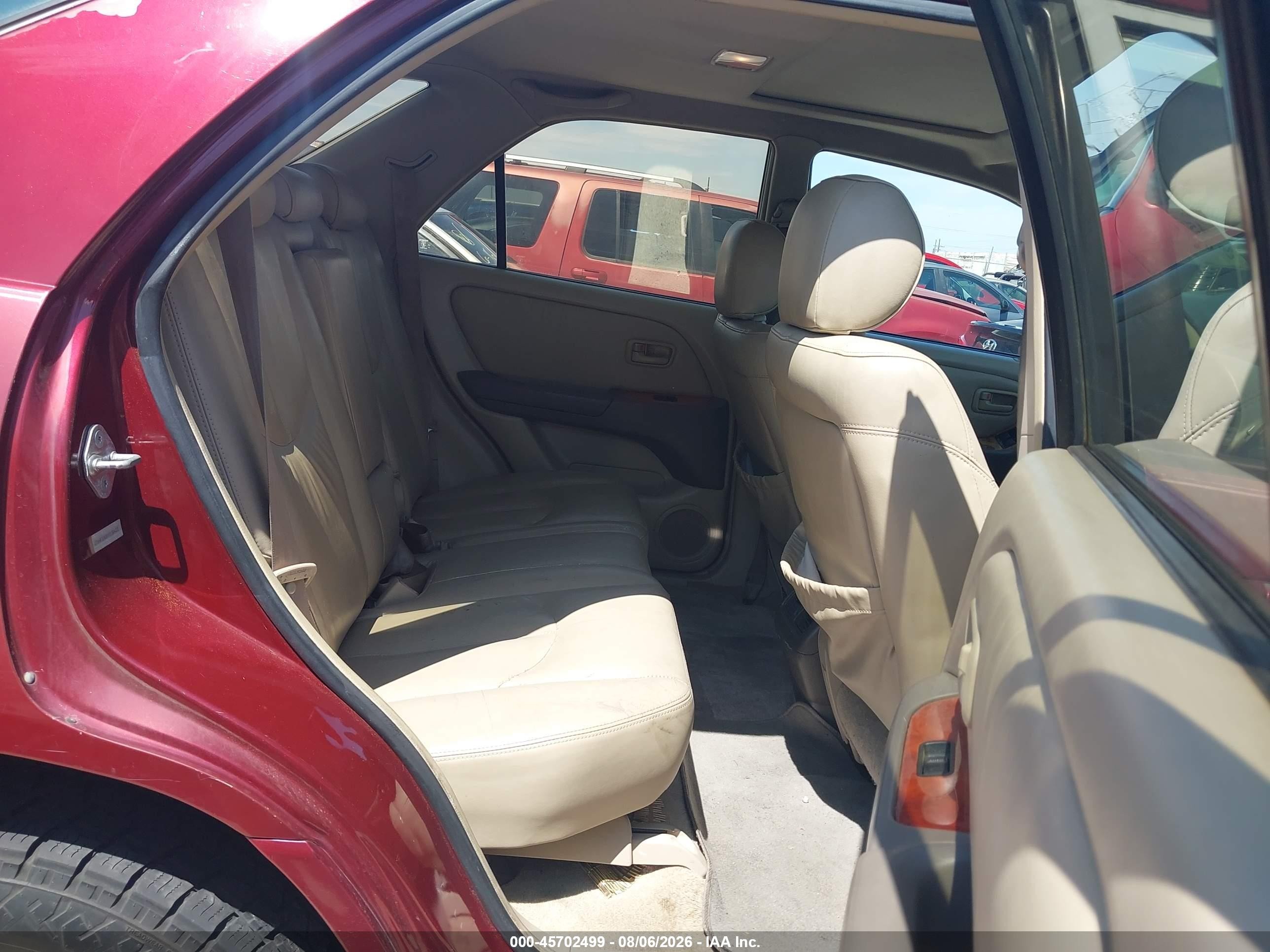 2000 Lexus Rx 300   Burgundy vin: JT6HF10U8Y0130413