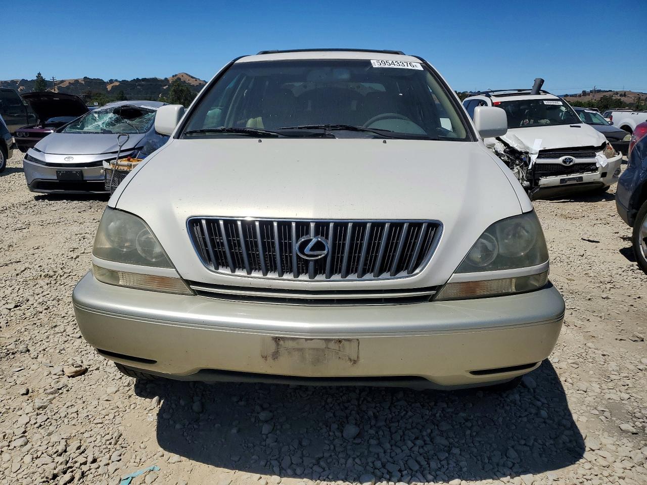 2000 Lexus Rx 300 White vin: JT6HF10U9Y0097597