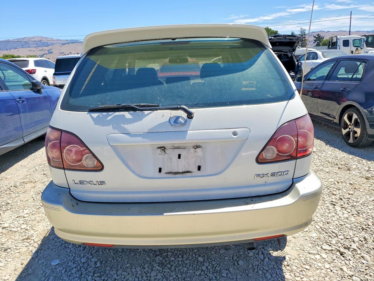 2000 Lexus Rx 300 White vin: JT6HF10U9Y0097597
