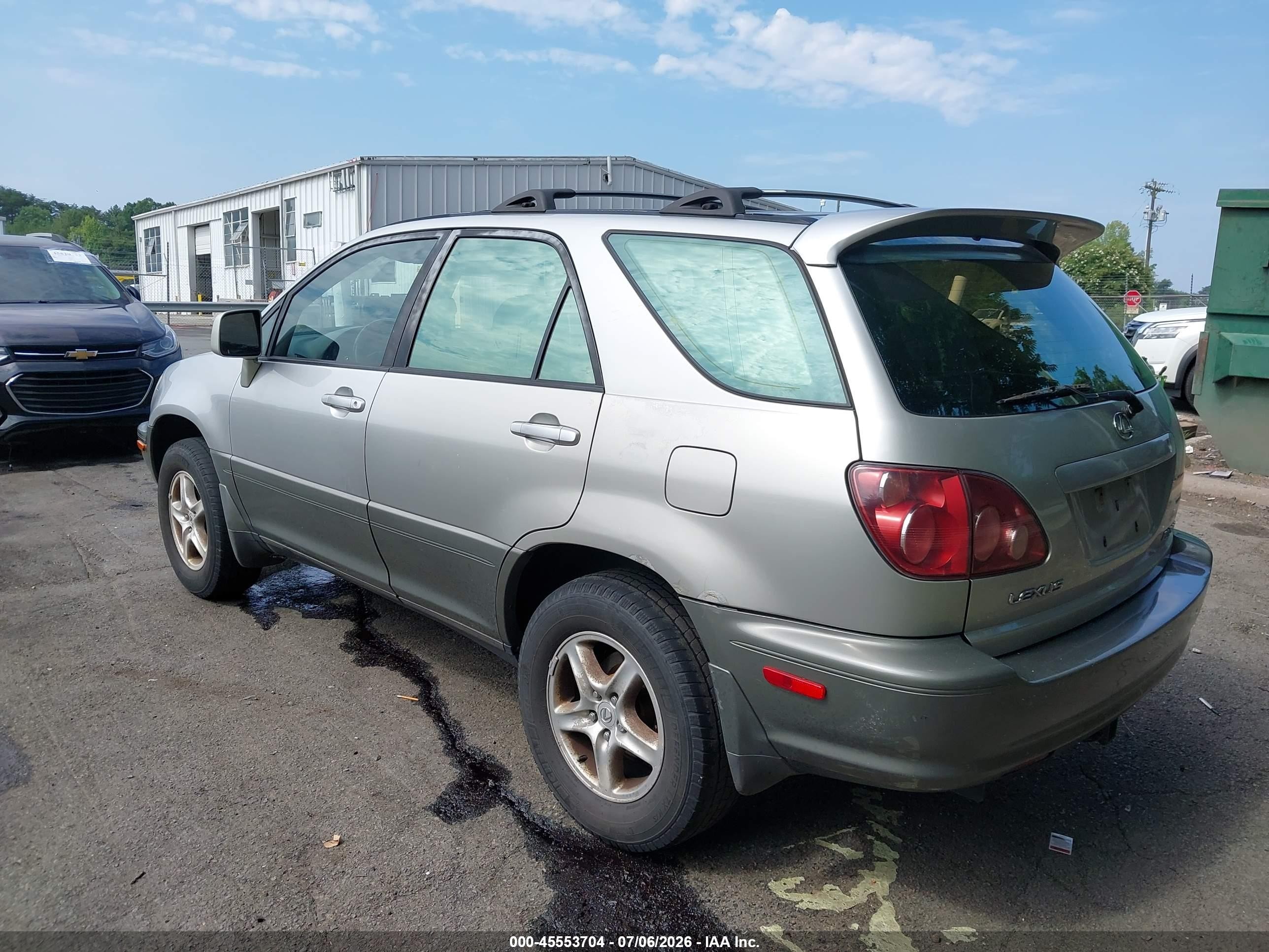 2000 Lexus Rx 300   Gray vin: JT6HF10UXY0142000