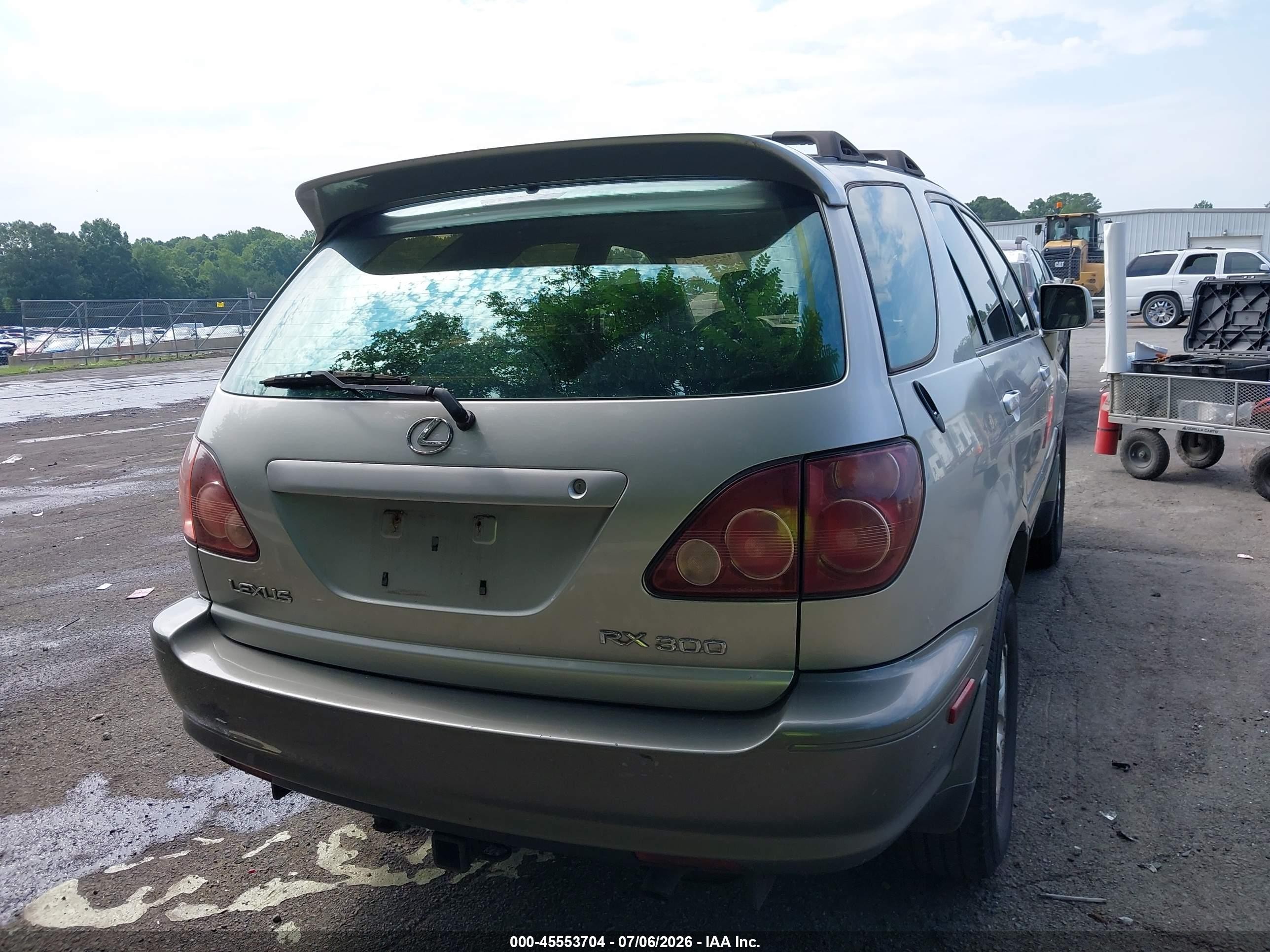 2000 Lexus Rx 300   Gray vin: JT6HF10UXY0142000