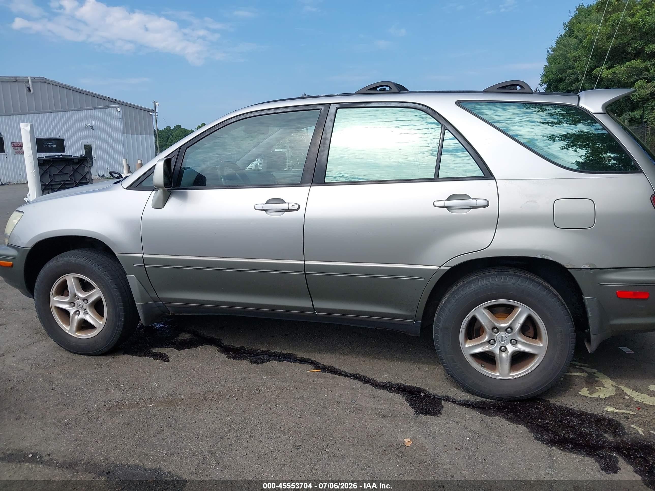 2000 Lexus Rx 300   Gray vin: JT6HF10UXY0142000