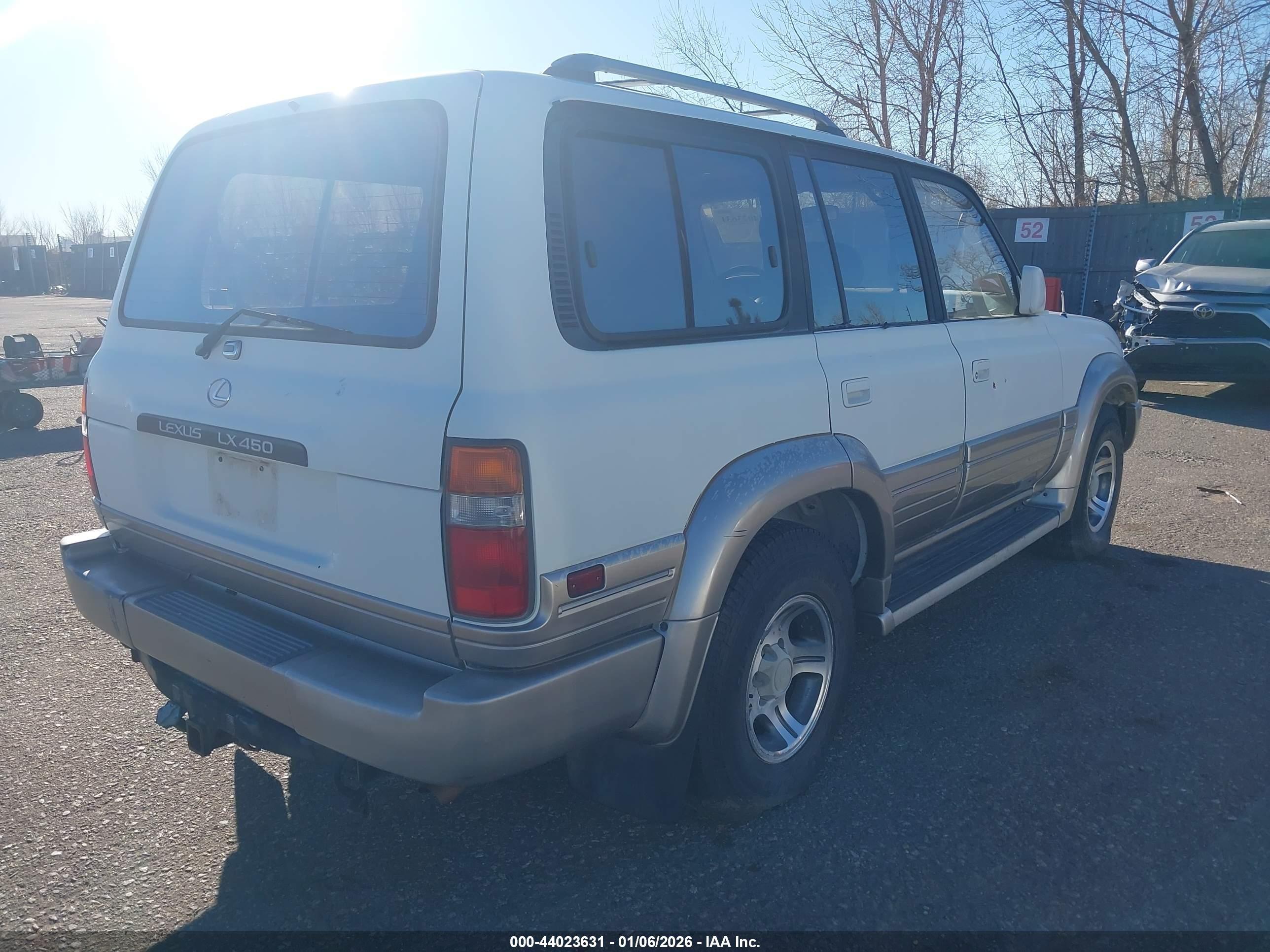1997 Lexus Lx 450   White vin: JT6HJ88J0V0187251