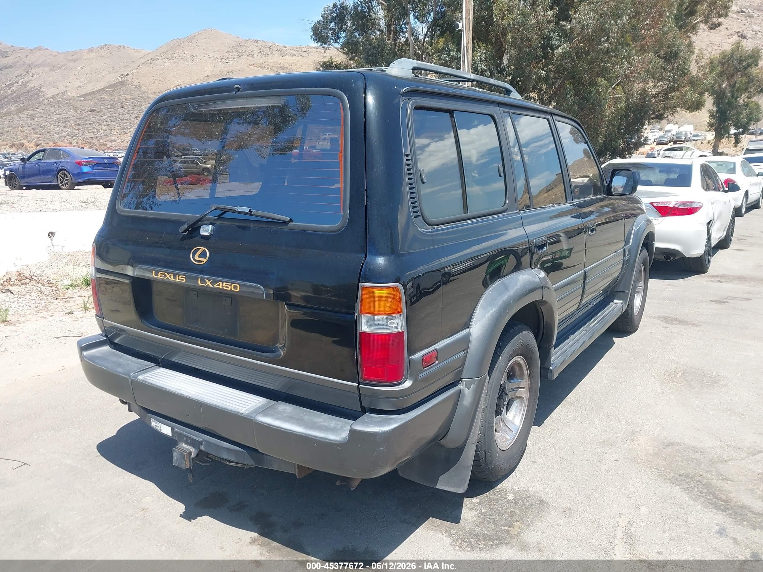 1997 Lexus Lx 450   Black vin: JT6HJ88J1V0173973