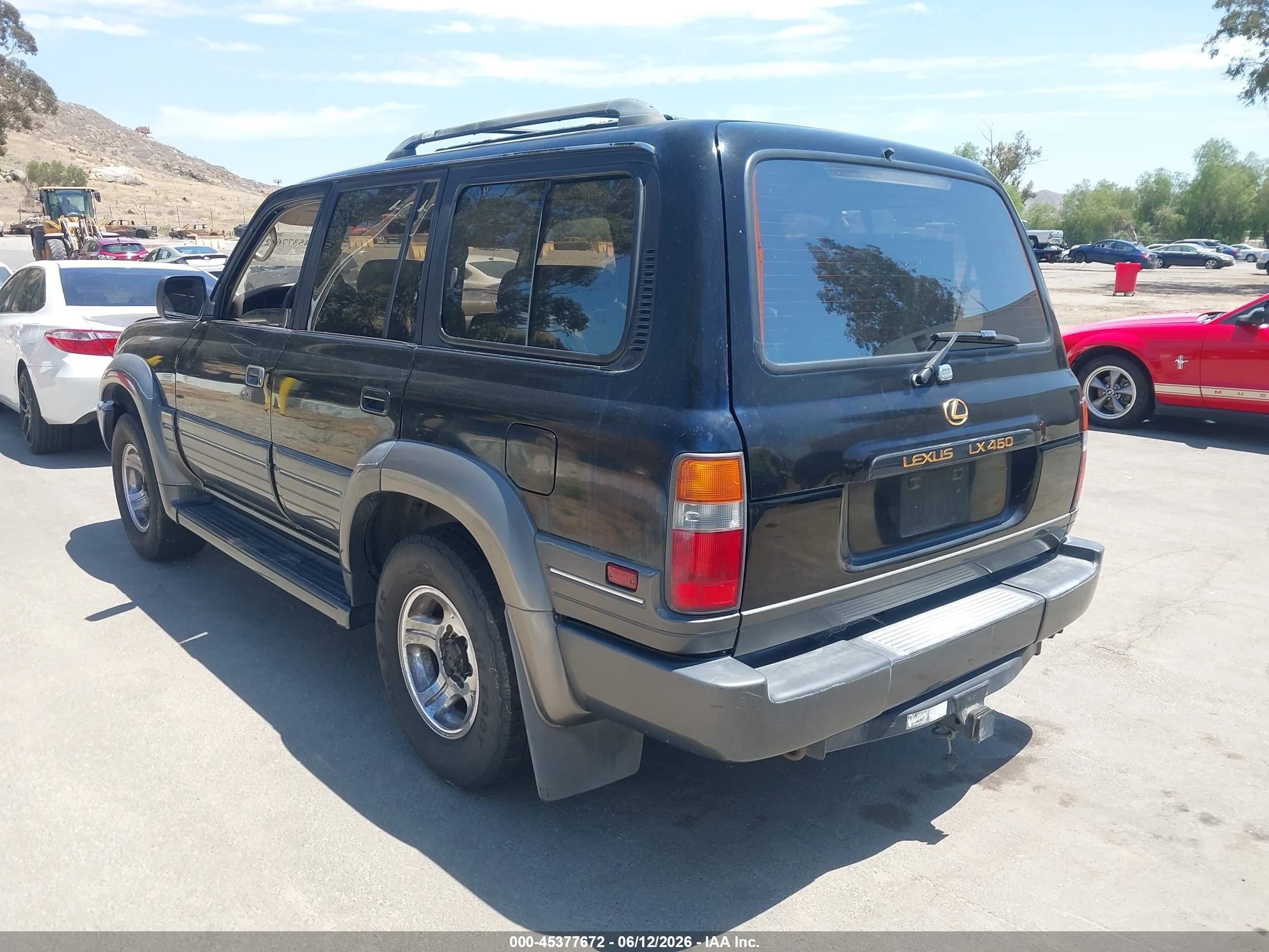 1997 Lexus Lx 450   Black vin: JT6HJ88J1V0173973