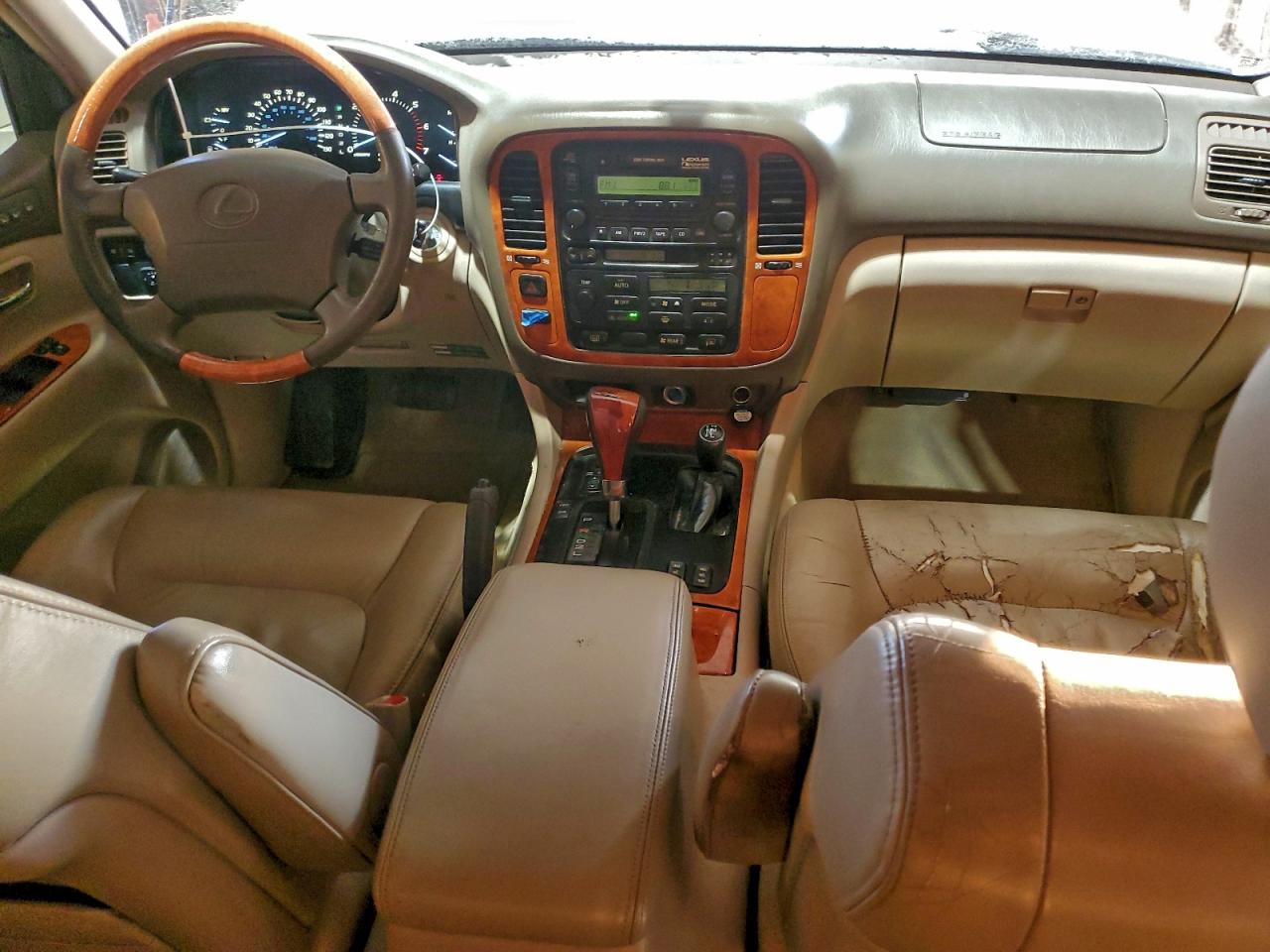 2000 Lexus Lx 470 Cream vin: JT6HT00W0Y0080756