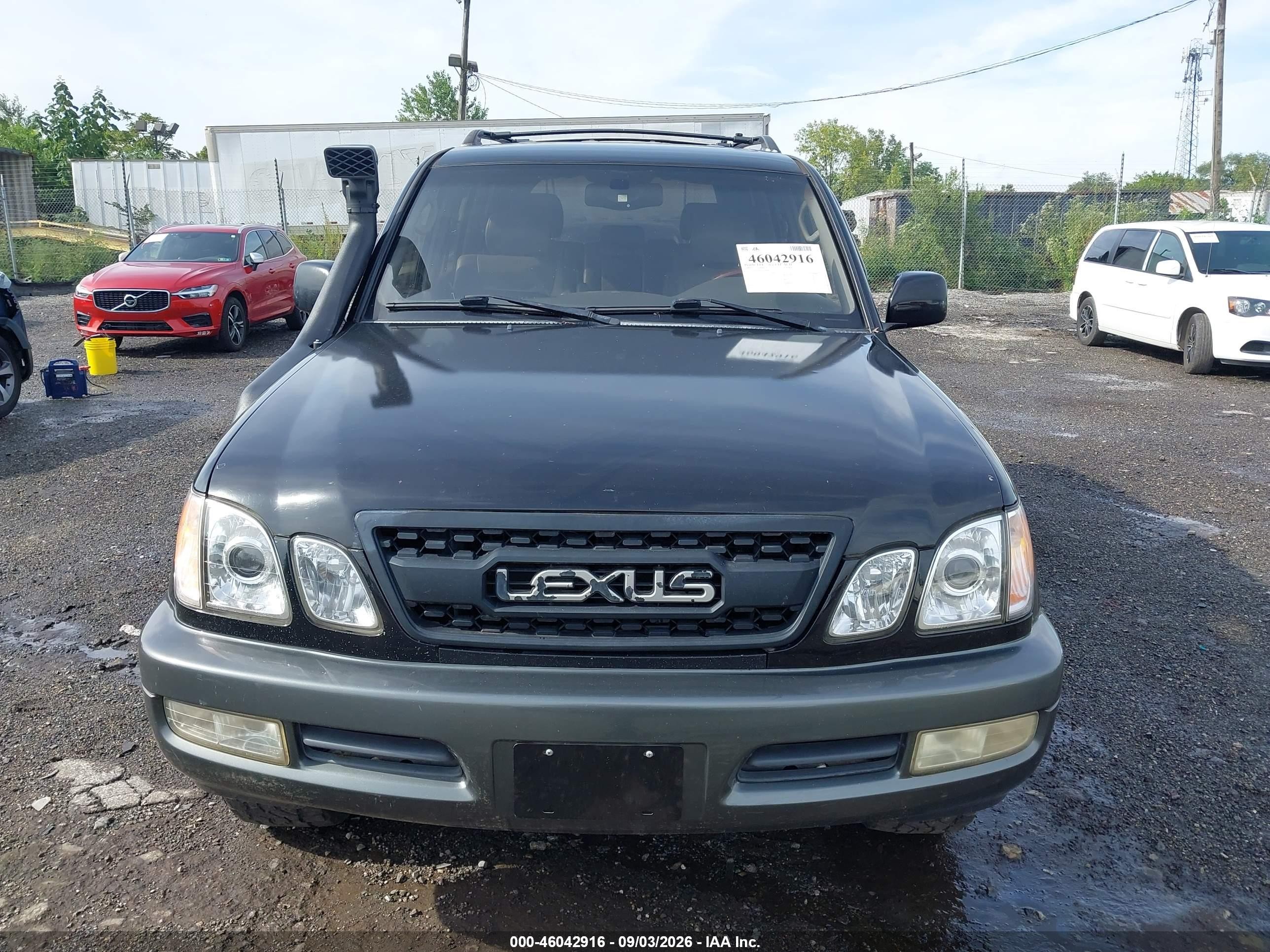 2000 Lexus Lx 470   Black vin: JT6HT00W0Y0109964