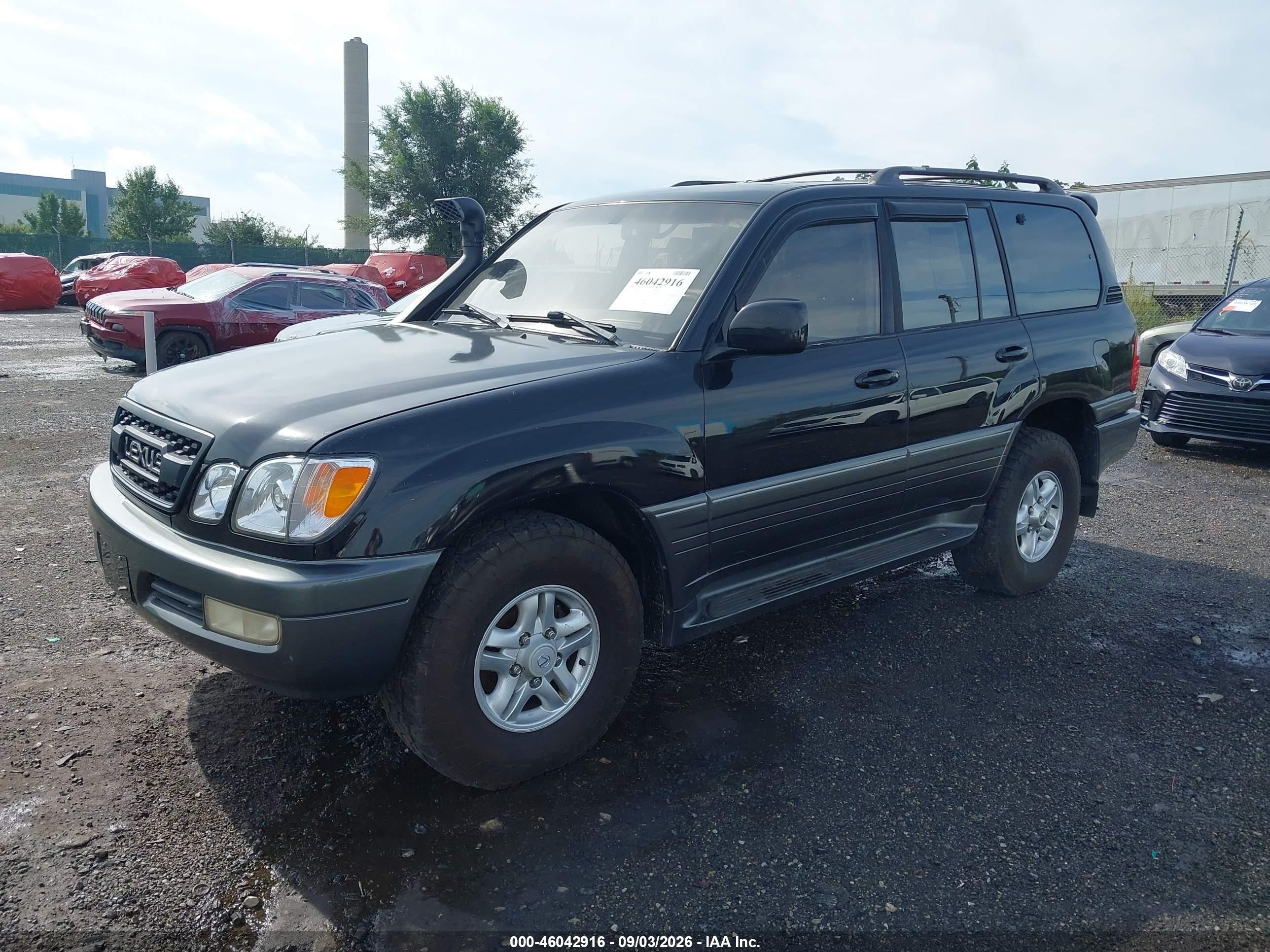2000 Lexus Lx 470   Black vin: JT6HT00W0Y0109964