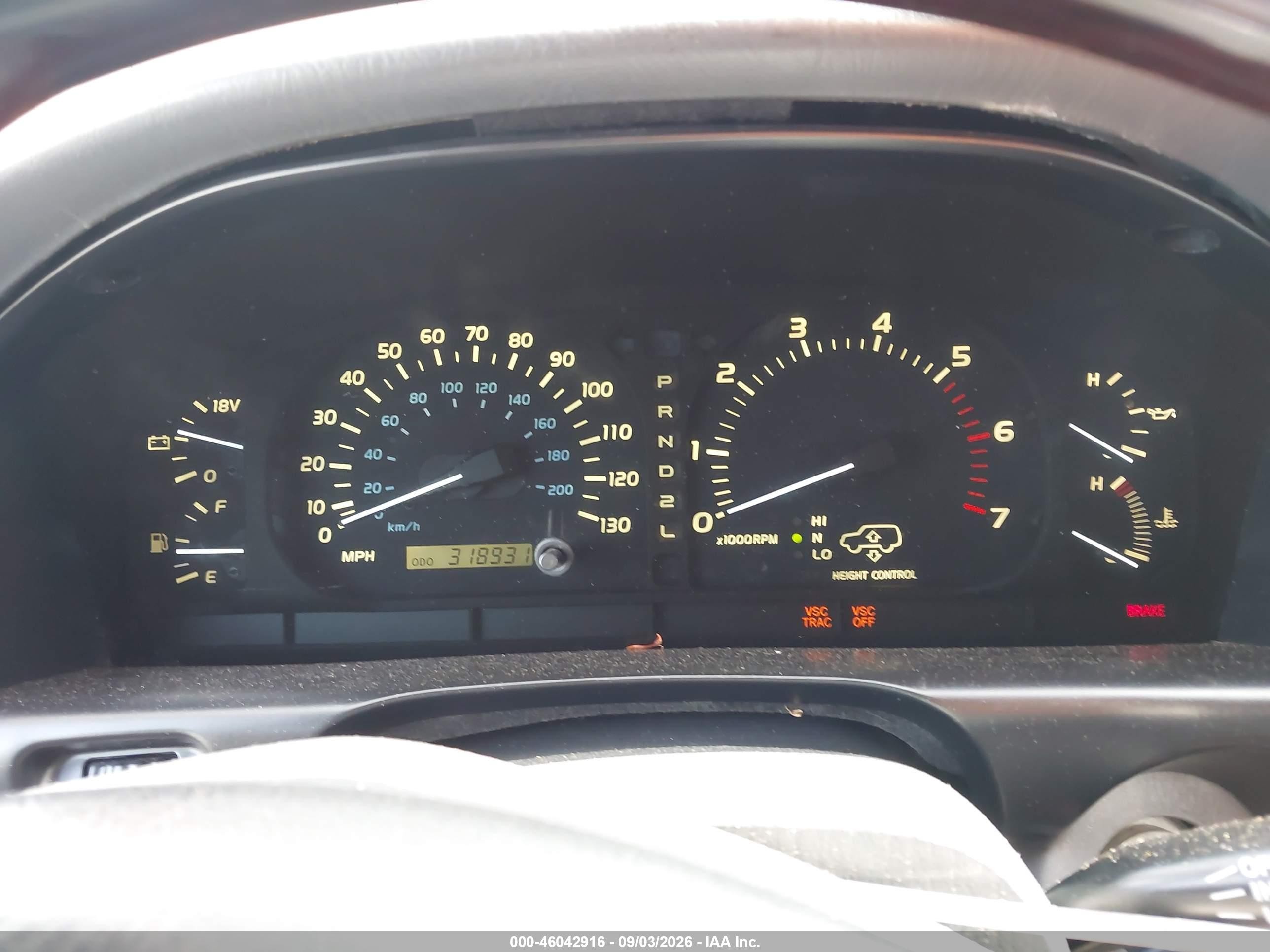 2000 Lexus Lx 470   Black vin: JT6HT00W0Y0109964