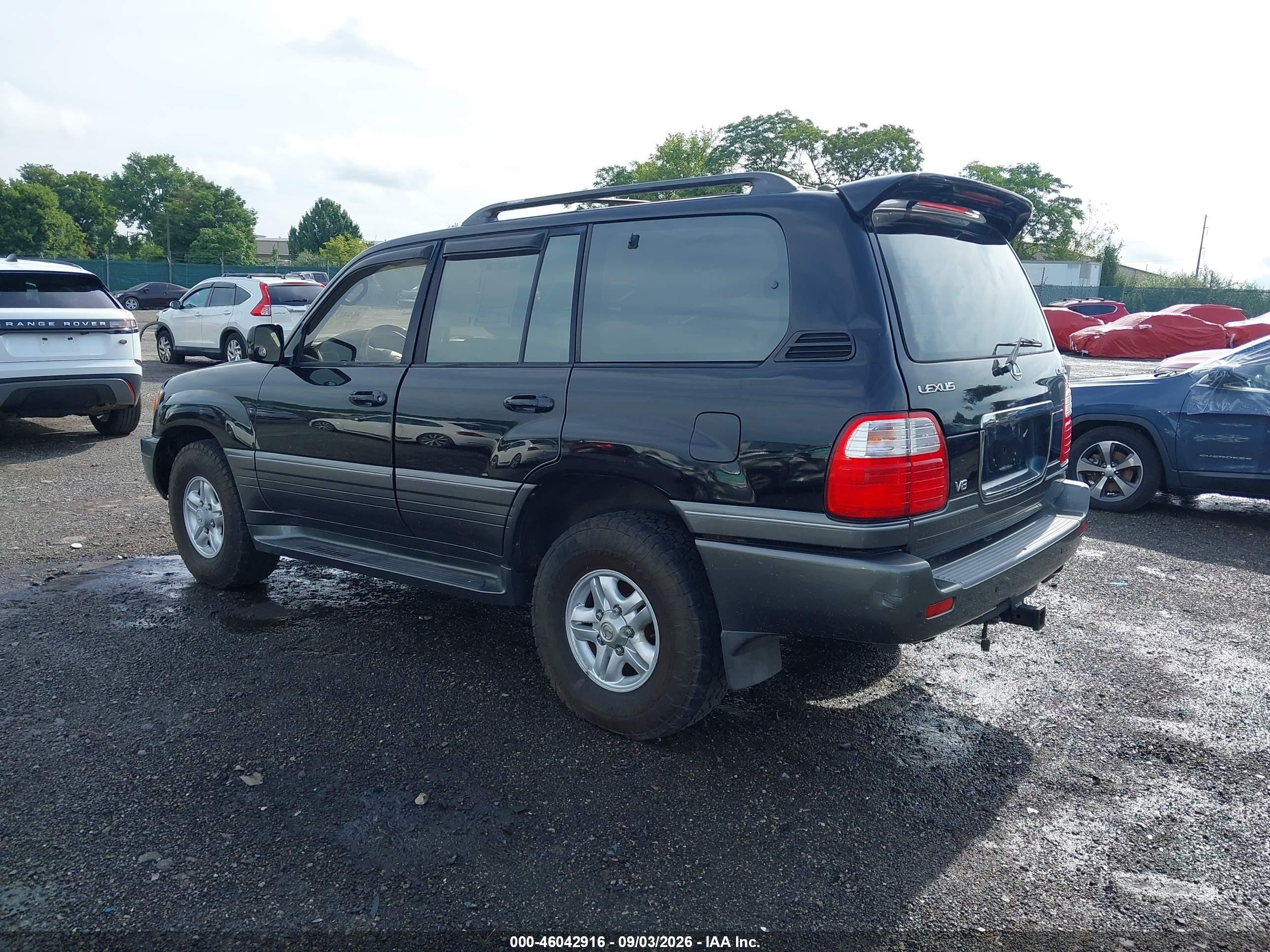 2000 Lexus Lx 470   Black vin: JT6HT00W0Y0109964
