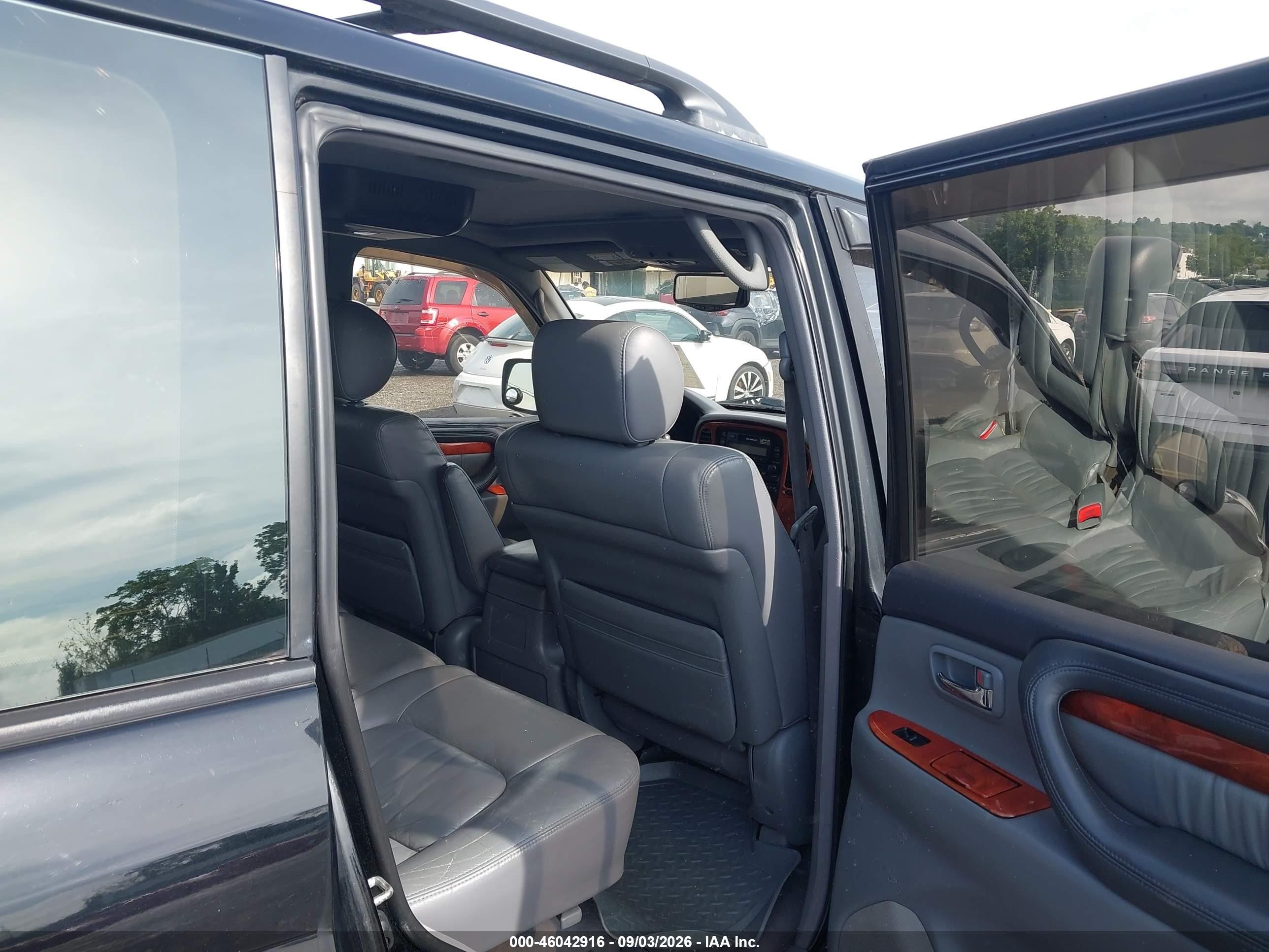 2000 Lexus Lx 470   Black vin: JT6HT00W0Y0109964