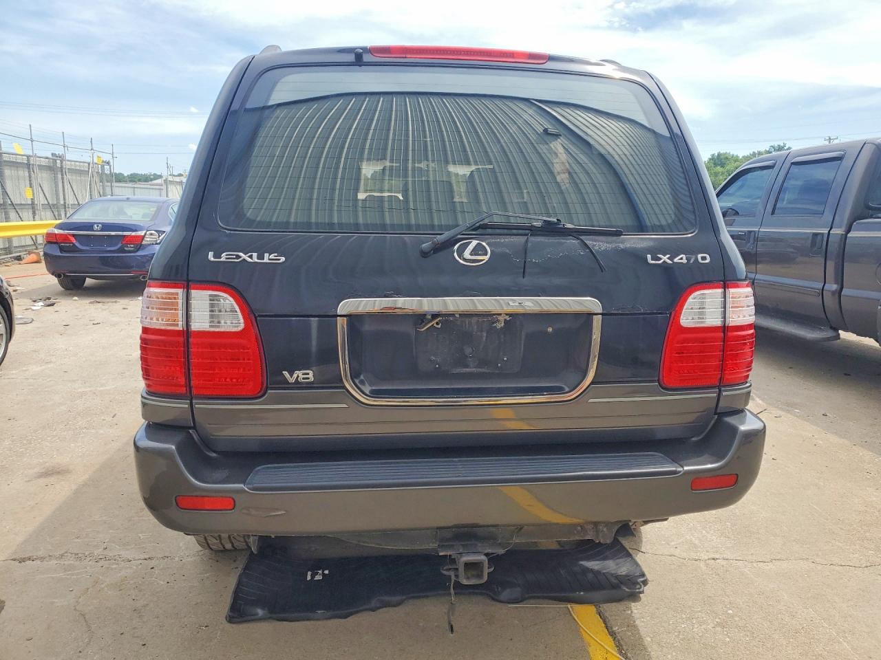 2000 Lexus Lx 470 Black vin: JT6HT00W0Y0125193
