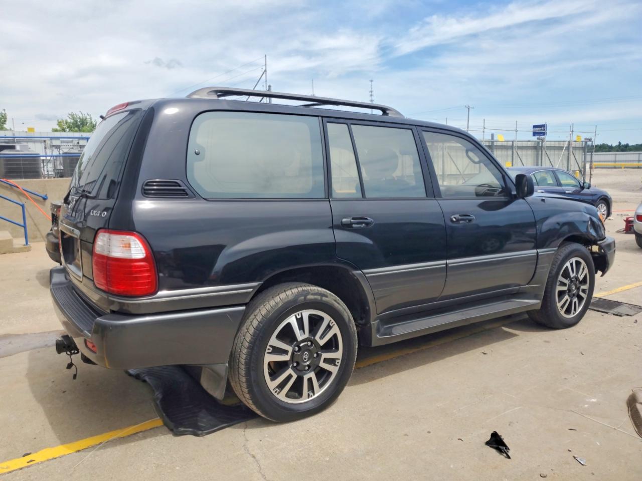 2000 Lexus Lx 470 Black vin: JT6HT00W0Y0125193