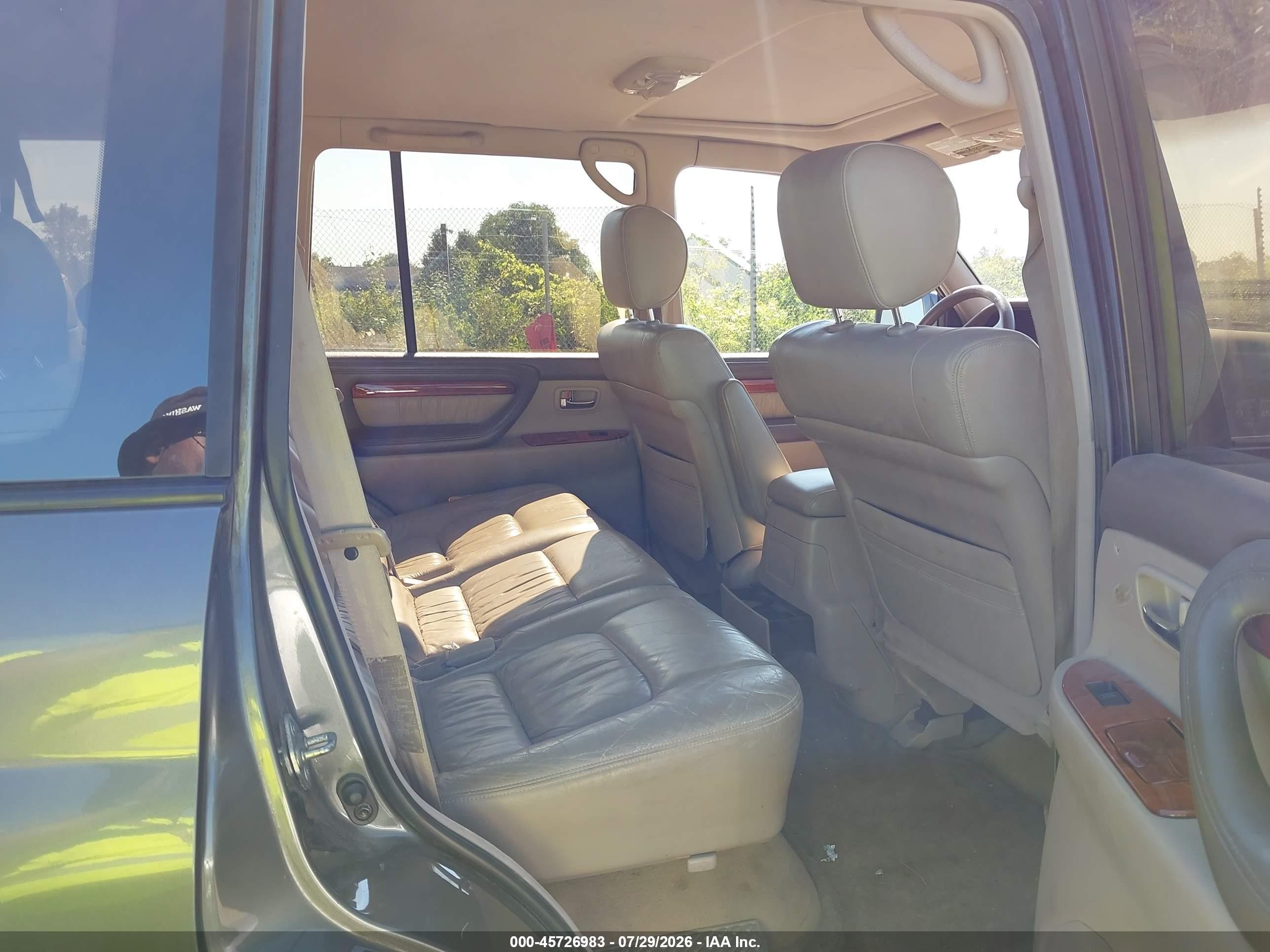 1999 Lexus Lx 470   Gray vin: JT6HT00W1X0041849