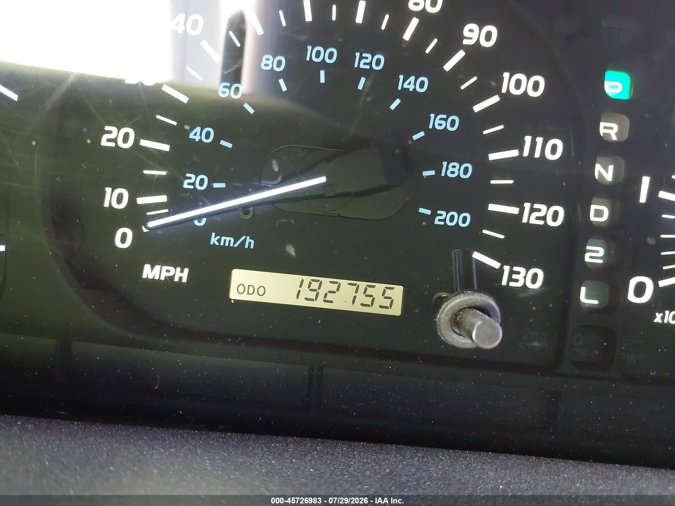 1999 Lexus Lx 470   Gray vin: JT6HT00W1X0041849