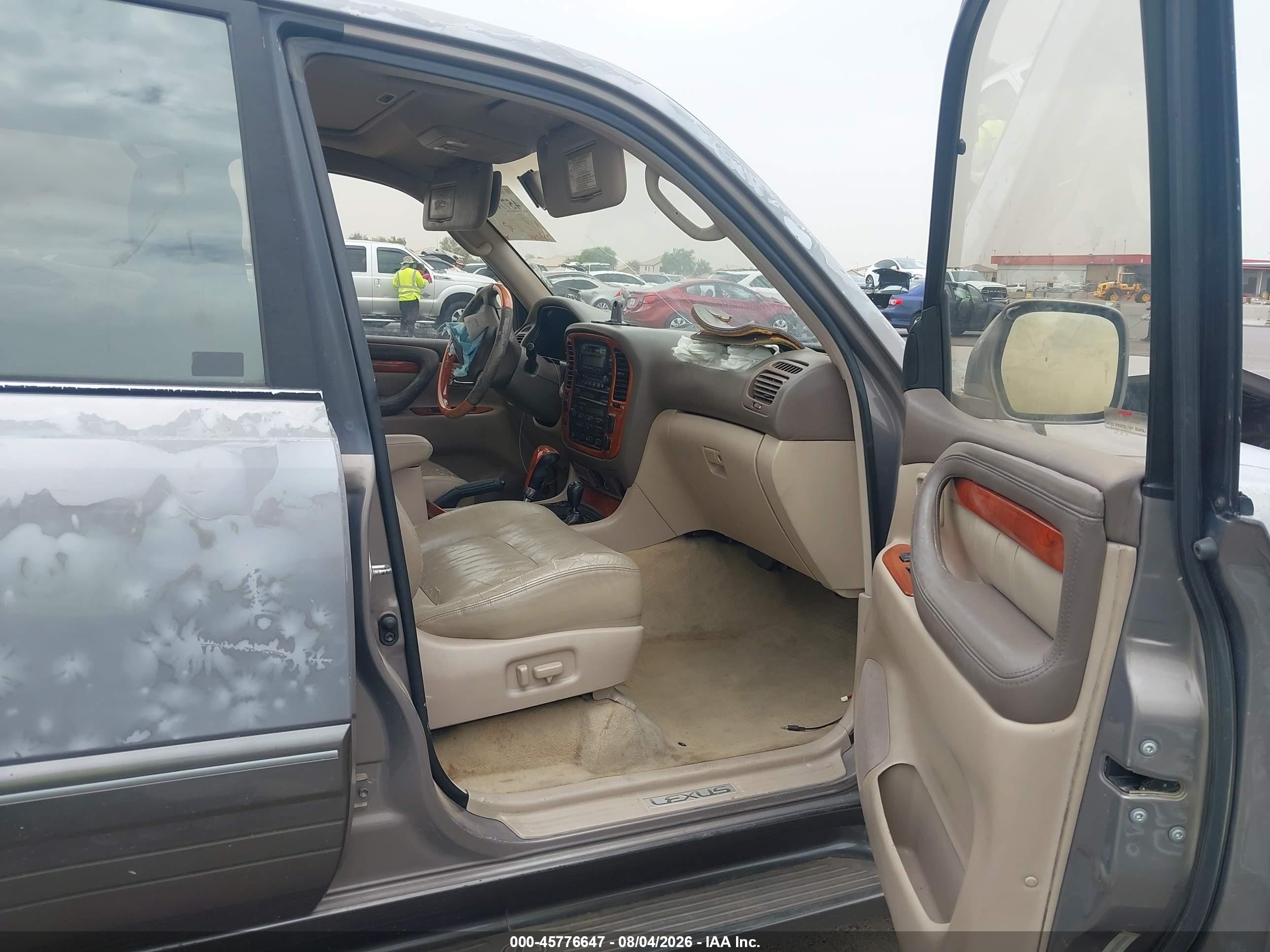 2000 Lexus Lx 470   Gray vin: JT6HT00W3Y0082744