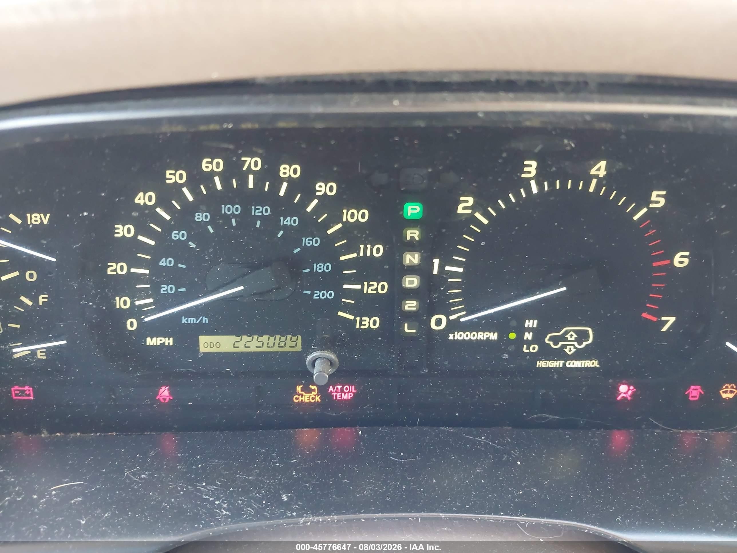 2000 Lexus Lx 470   Gray vin: JT6HT00W3Y0082744