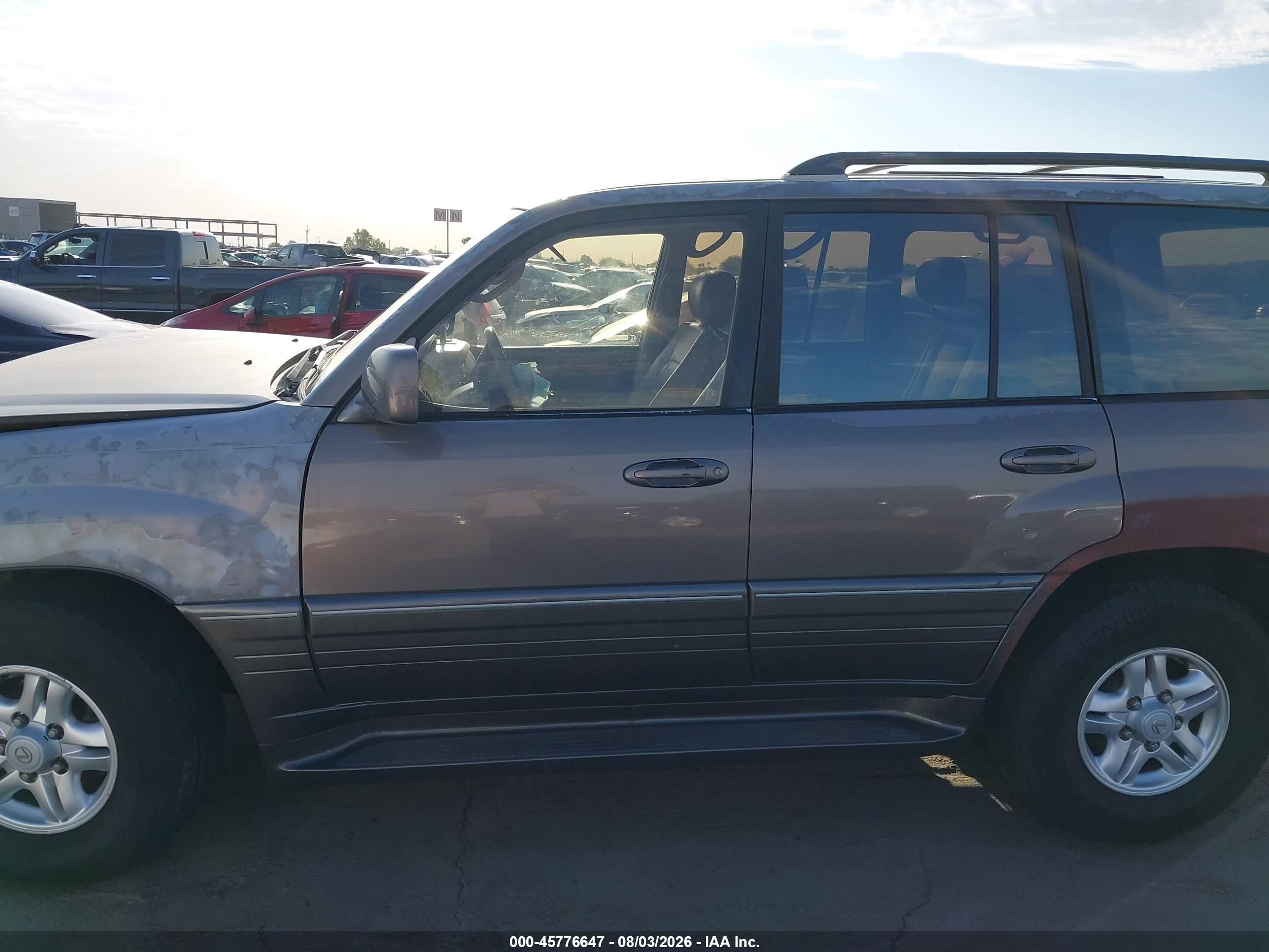 2000 Lexus Lx 470   Gray vin: JT6HT00W3Y0082744