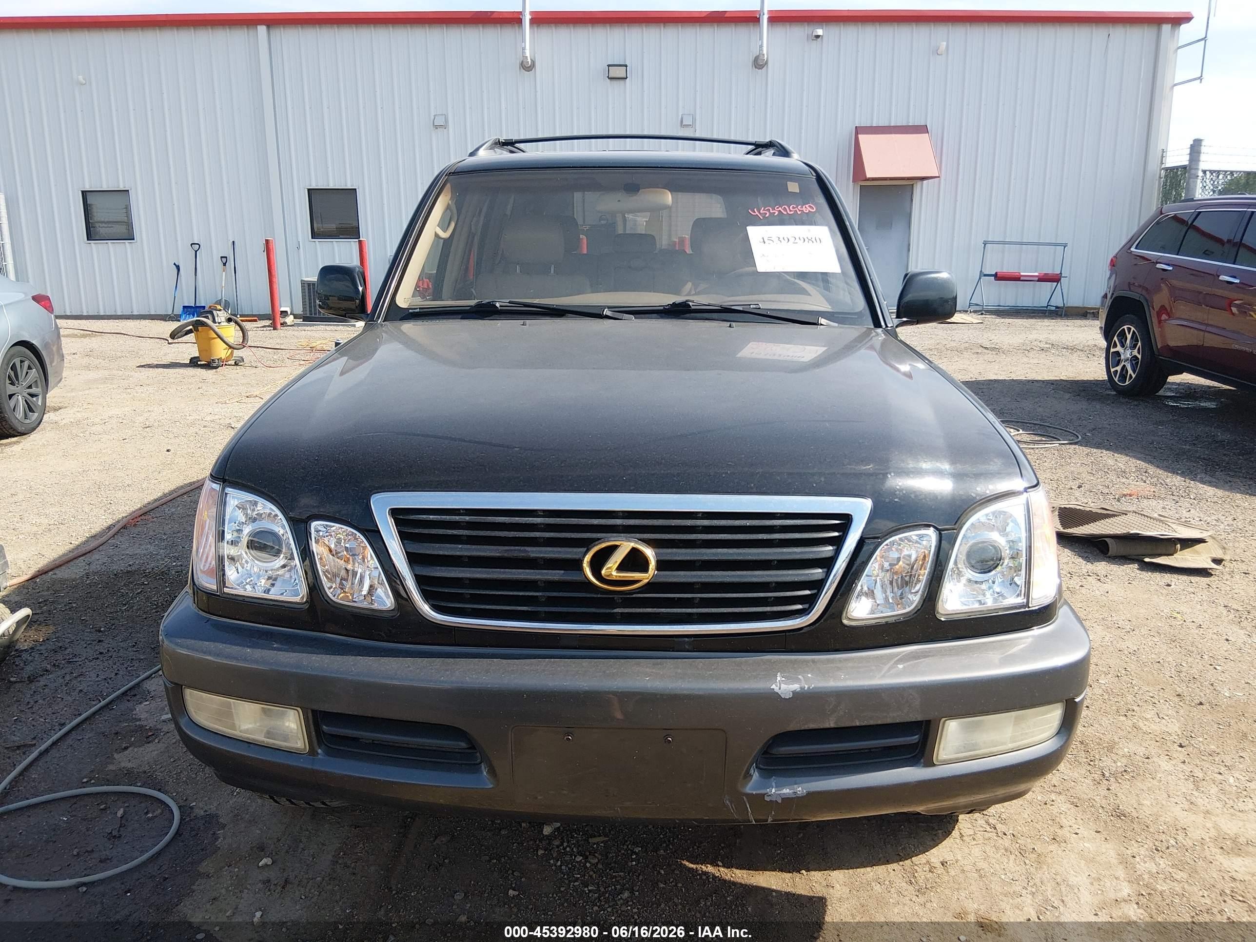1998 Lexus Lx 470   Черный vin: JT6HT00W4W0010688