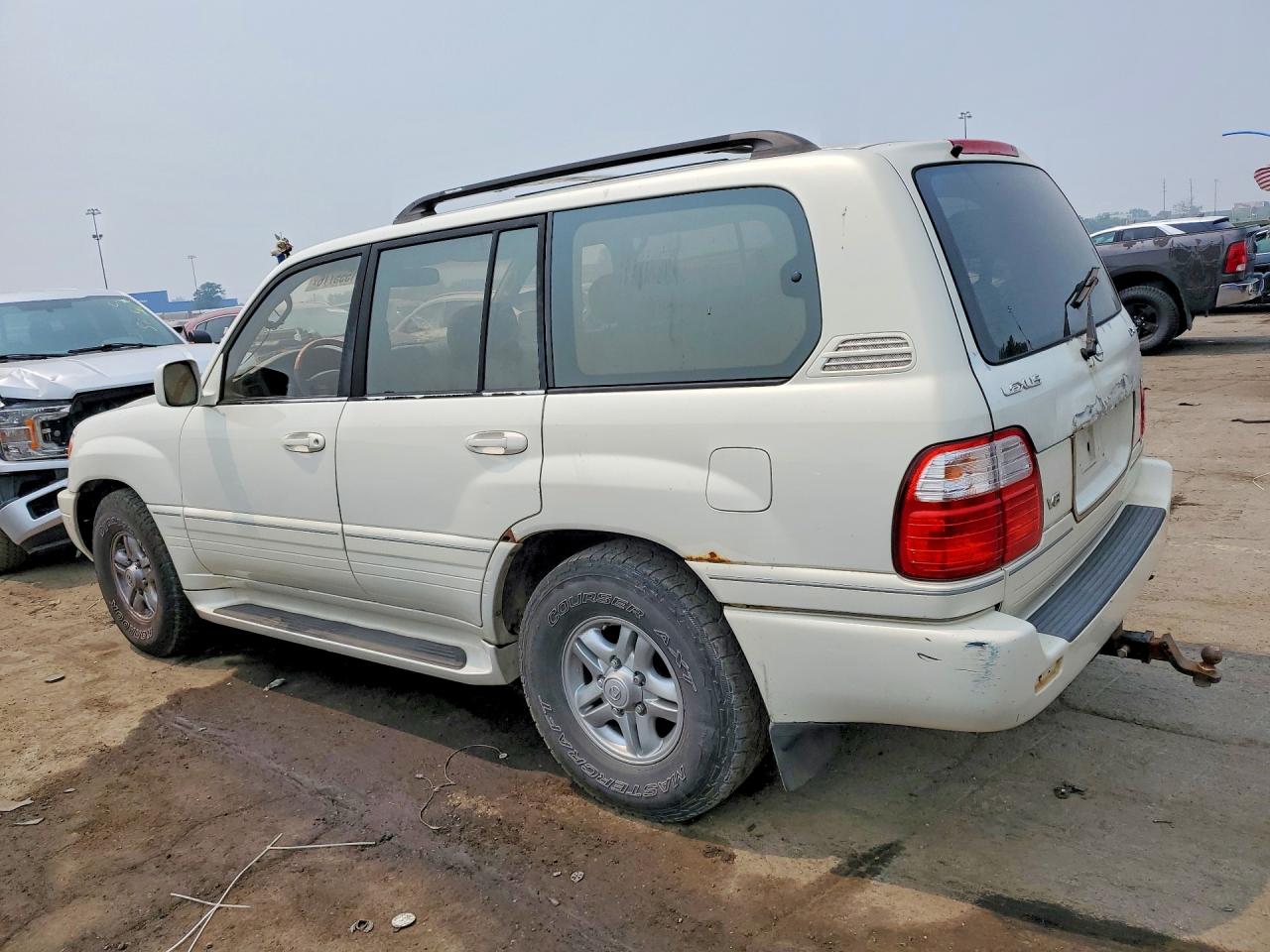 2000 Lexus Lx 470 White vin: JT6HT00W5Y0098542