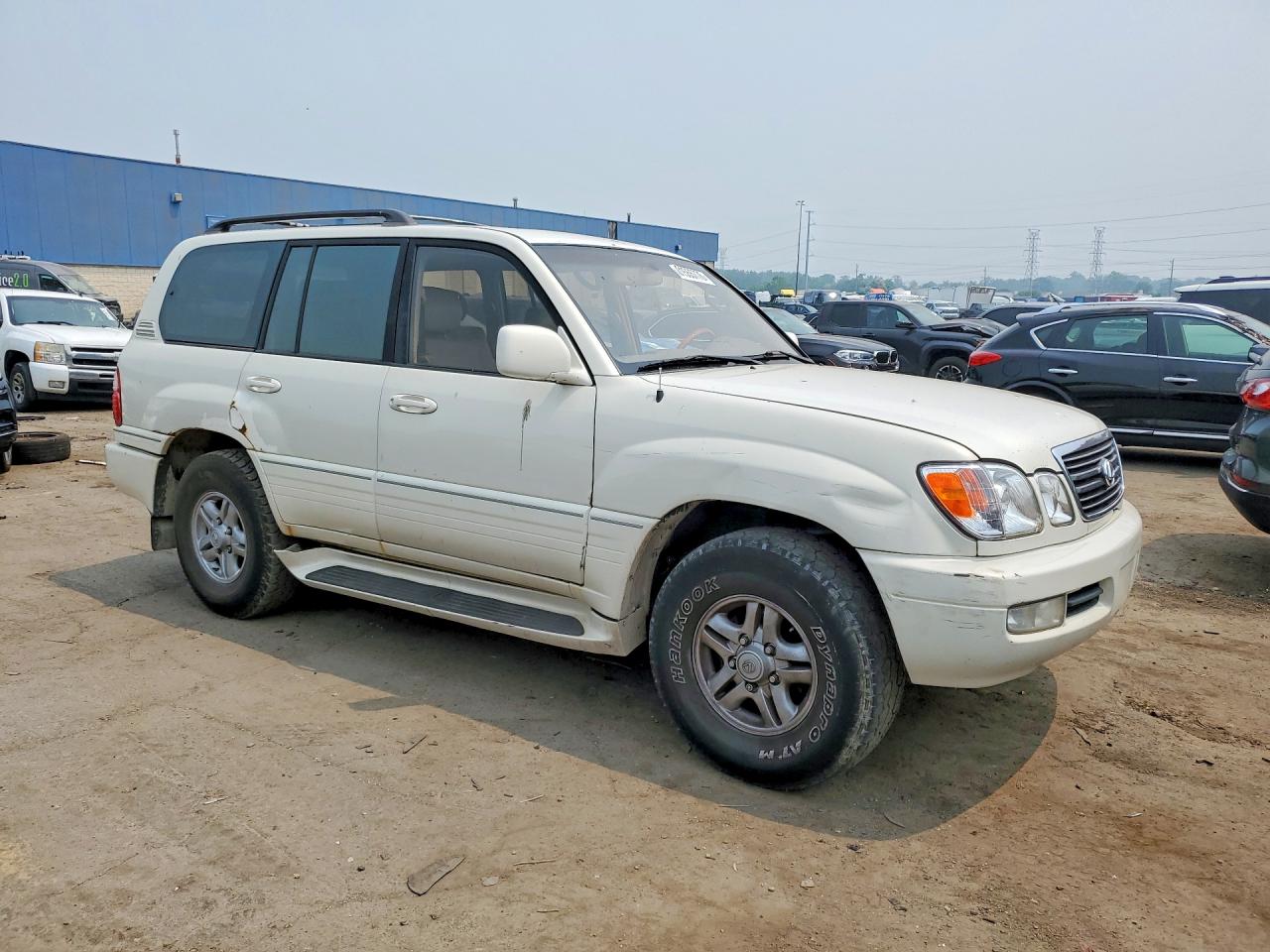 2000 Lexus Lx 470 White vin: JT6HT00W5Y0098542