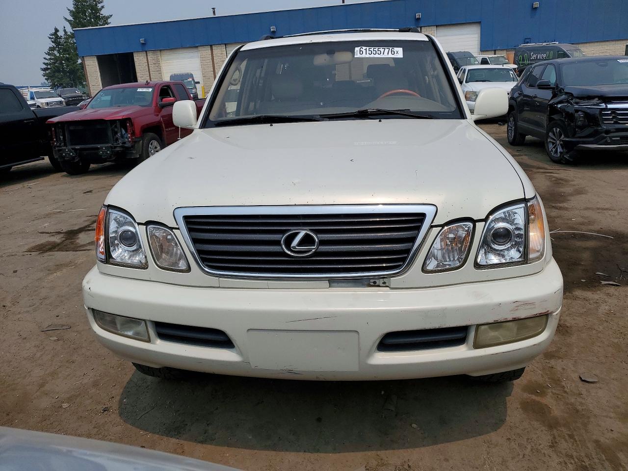 2000 Lexus Lx 470 White vin: JT6HT00W5Y0098542