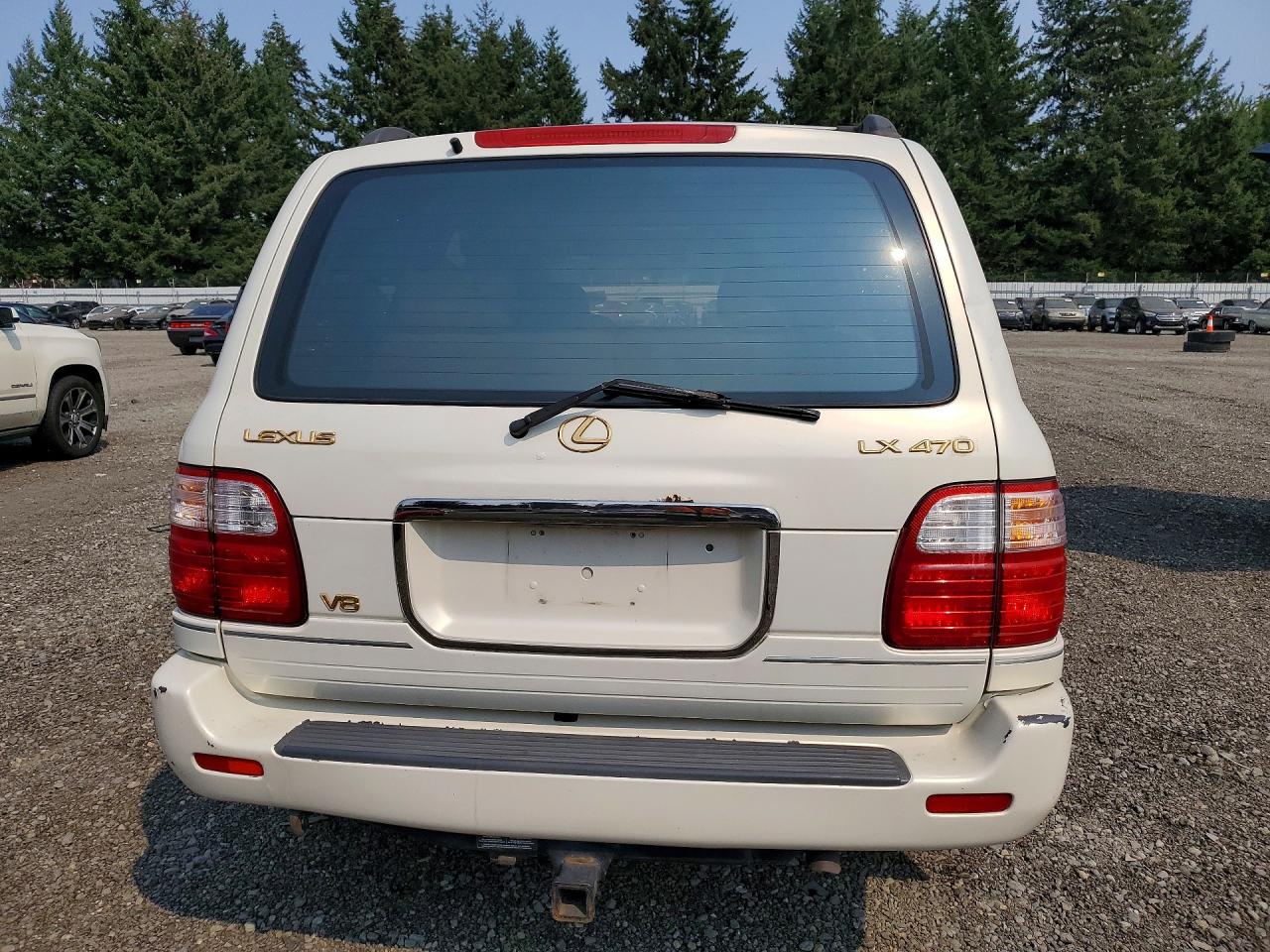 1998 Lexus Lx 470 White vin: JT6HT00W6W0024446