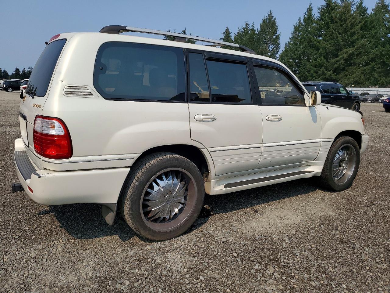 1998 Lexus Lx 470 White vin: JT6HT00W6W0024446