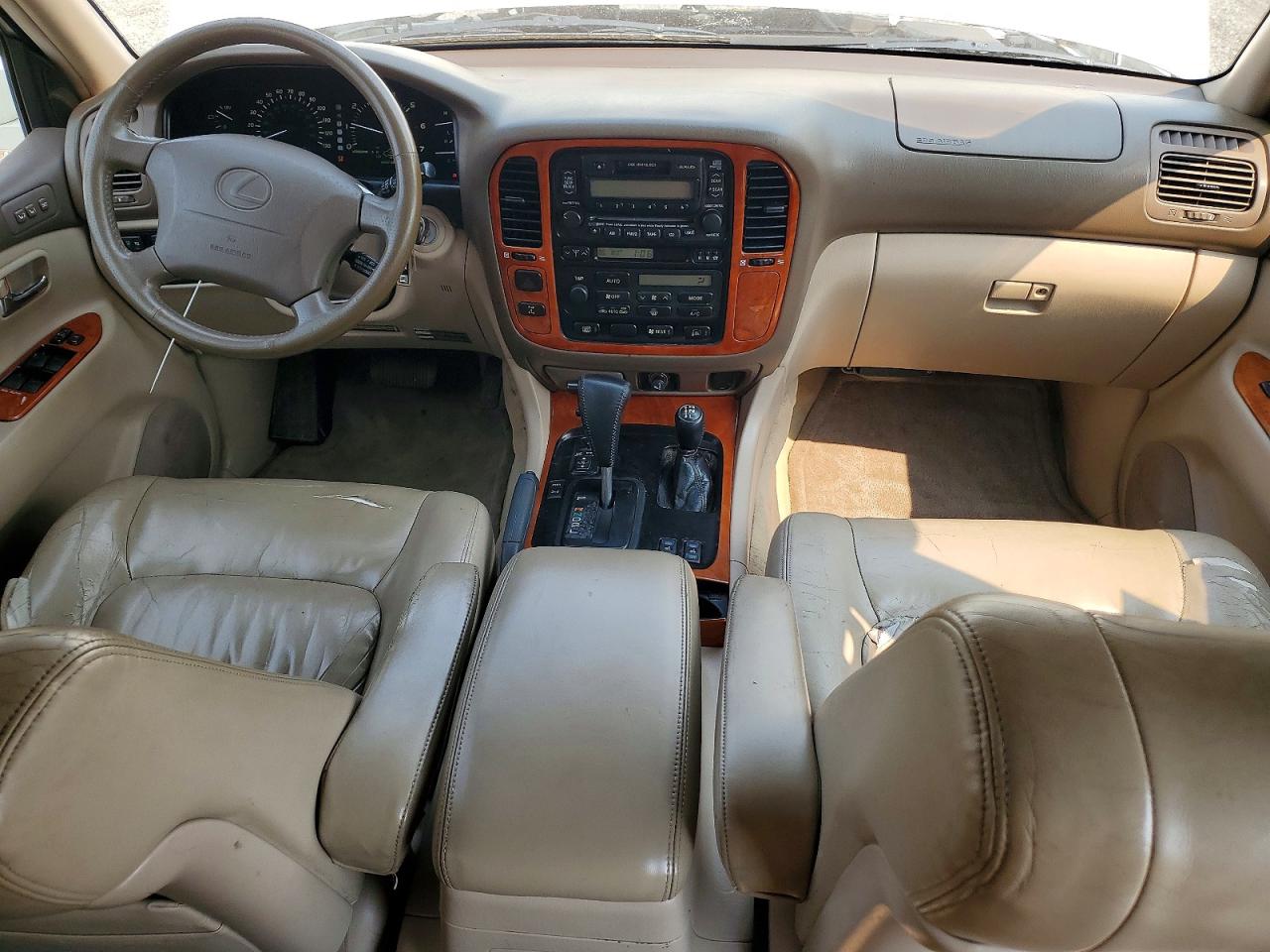 1998 Lexus Lx 470 White vin: JT6HT00W6W0024446