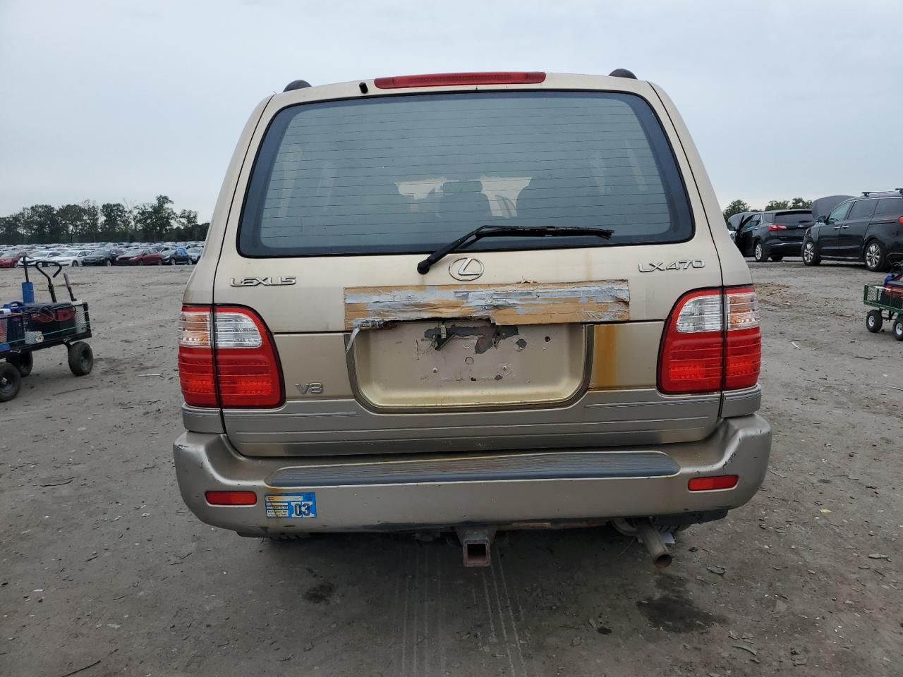 1998 Lexus Lx 470 Золотой vin: JT6HT00W7W0016338