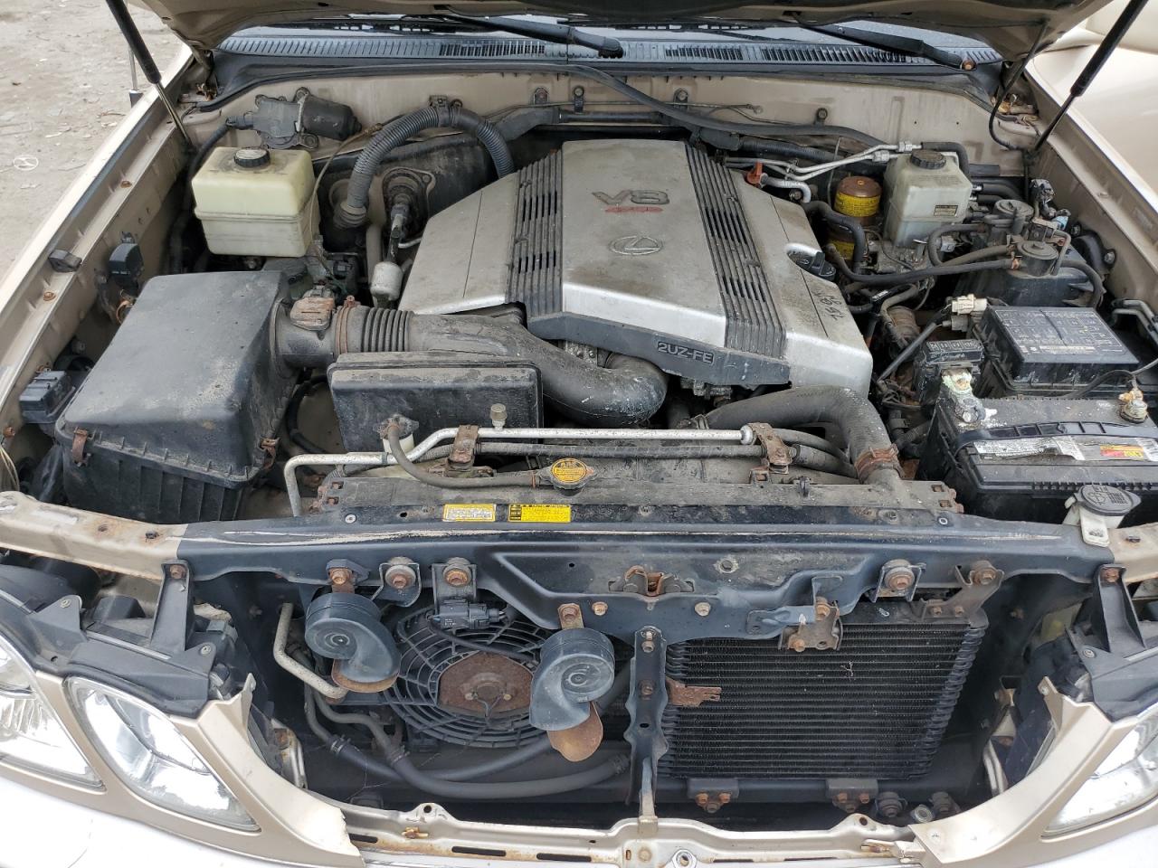 1998 Lexus Lx 470 Золотой vin: JT6HT00W7W0016338