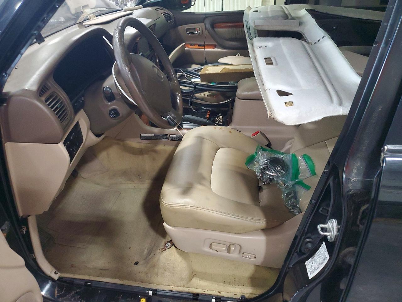 1998 Lexus Lx 470 Черный vin: JT6HT00W7W0017439