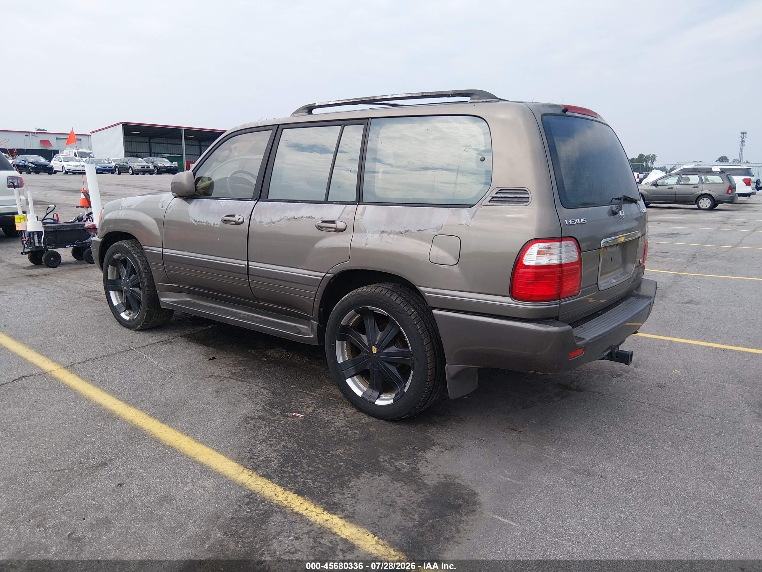2000 Lexus Lx 470   Gray vin: JT6HT00W8Y0088412