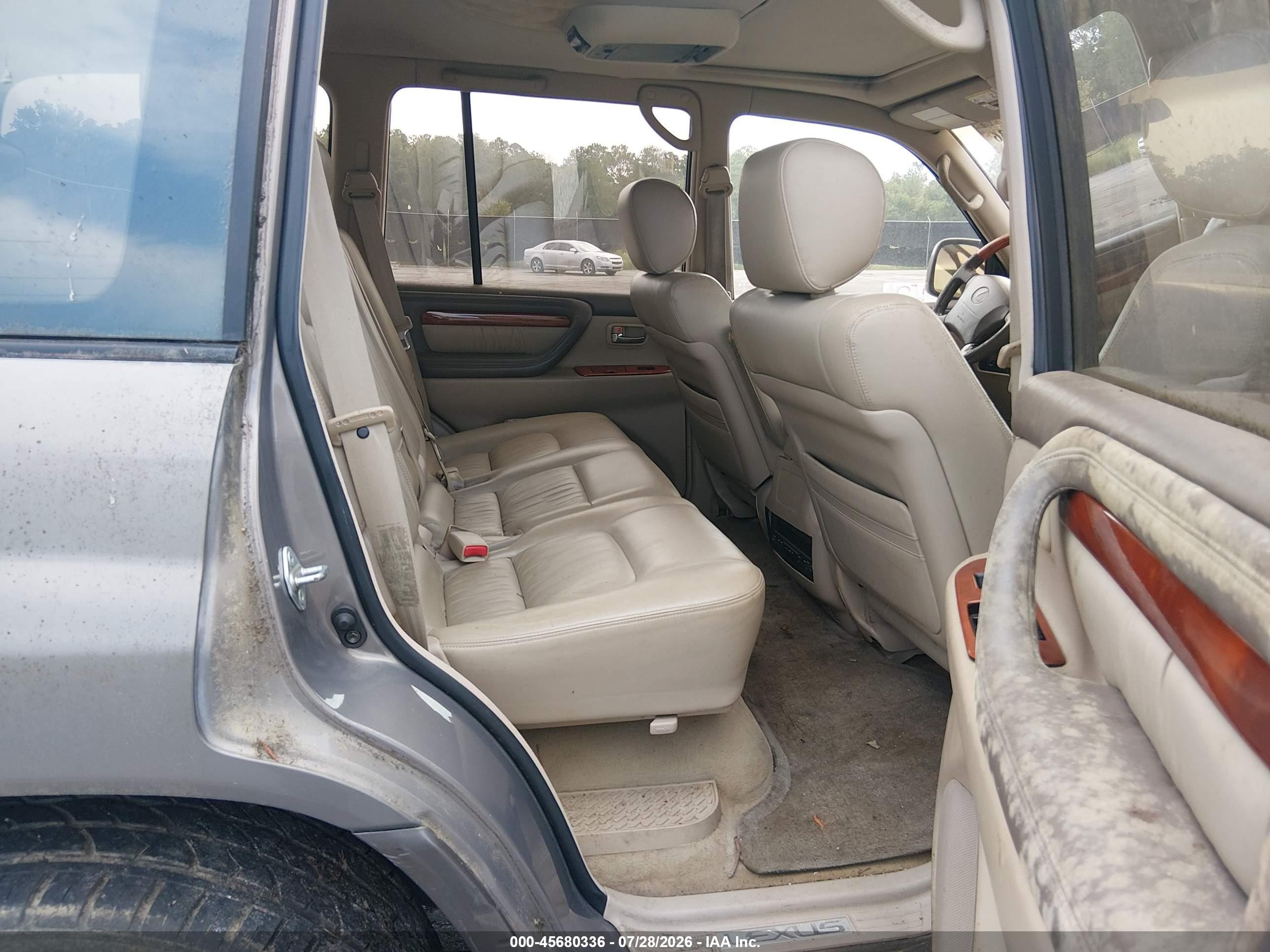2000 Lexus Lx 470   Gray vin: JT6HT00W8Y0088412