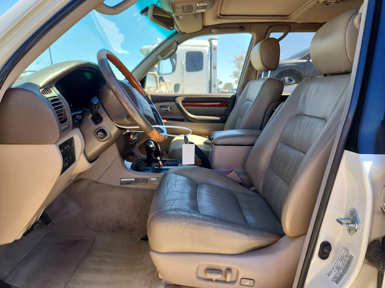 2000 Lexus Lx 470 White vin: JT6HT00W8Y0104981