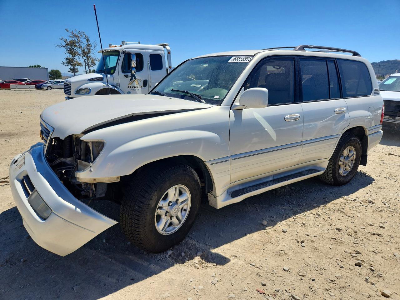 2000 Lexus Lx 470 White vin: JT6HT00W8Y0104981