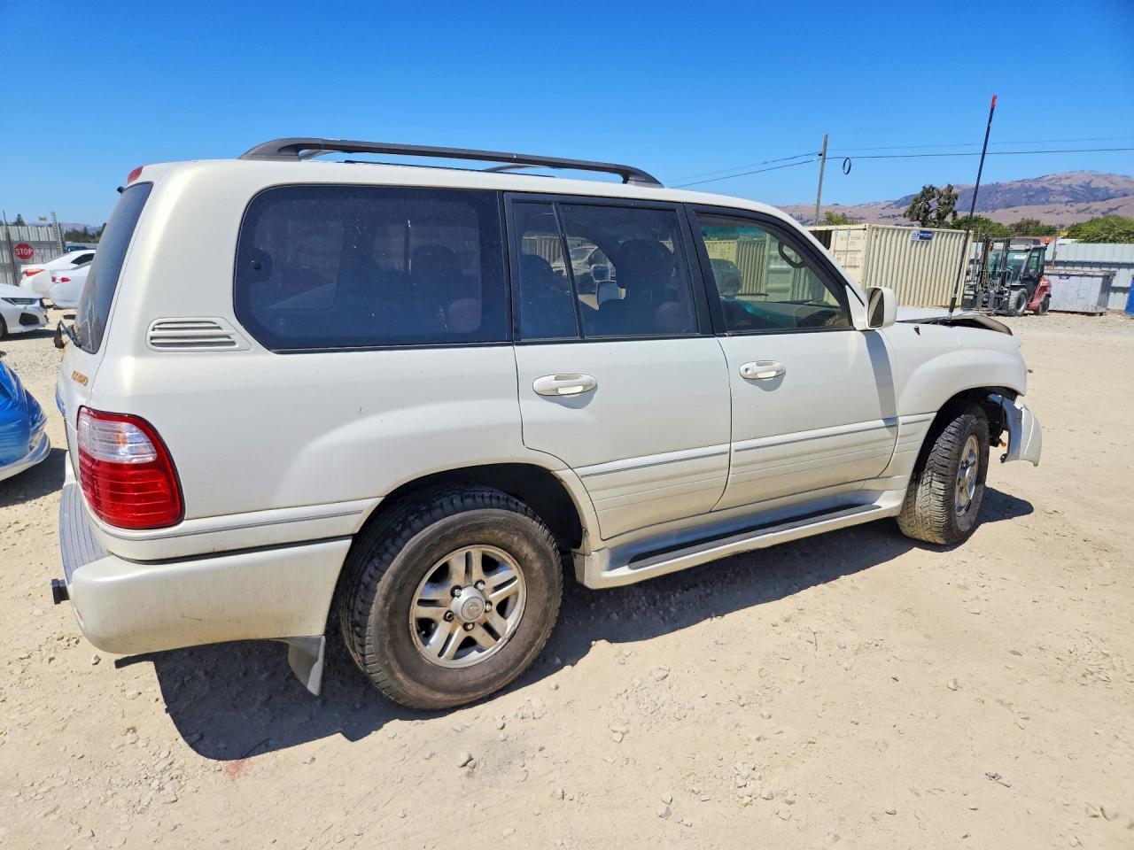 2000 Lexus Lx 470 White vin: JT6HT00W8Y0104981