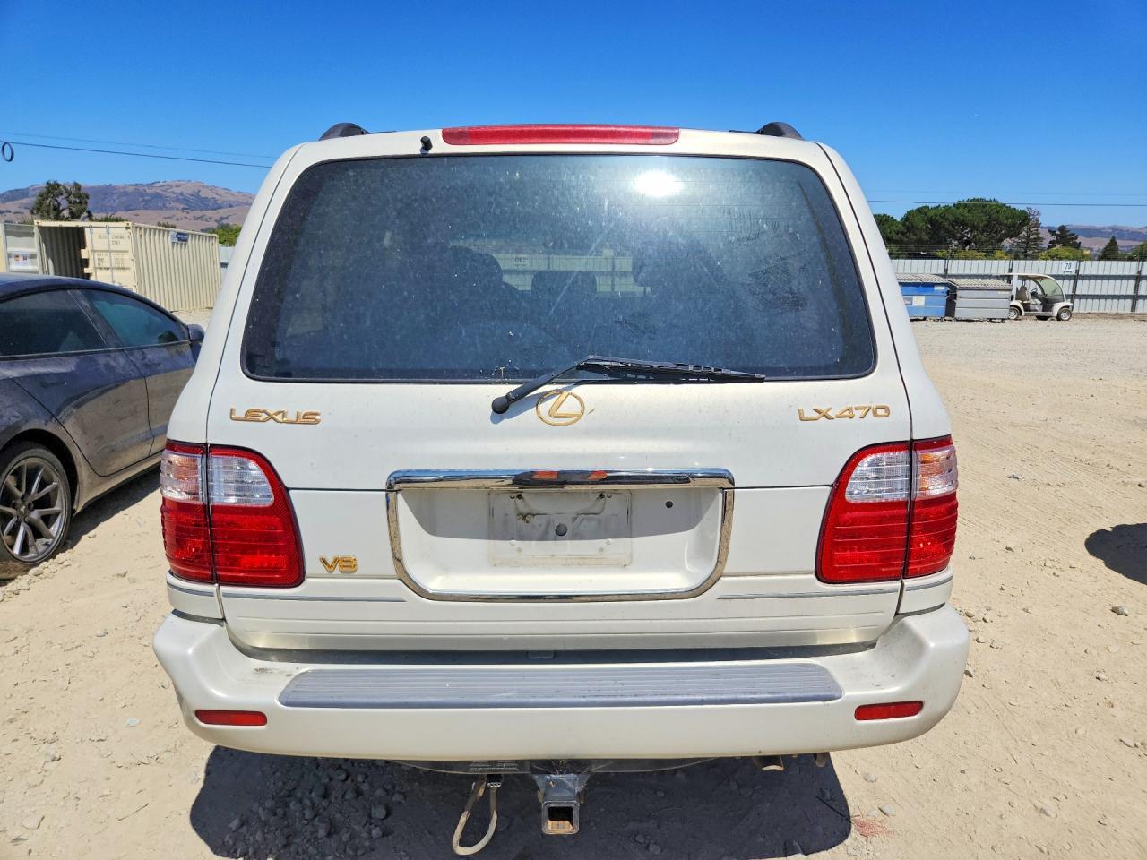 2000 Lexus Lx 470 White vin: JT6HT00W8Y0104981