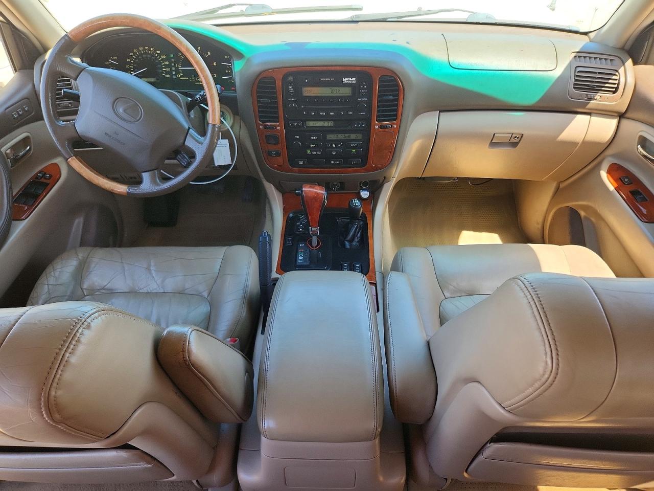 2000 Lexus Lx 470 White vin: JT6HT00W8Y0104981