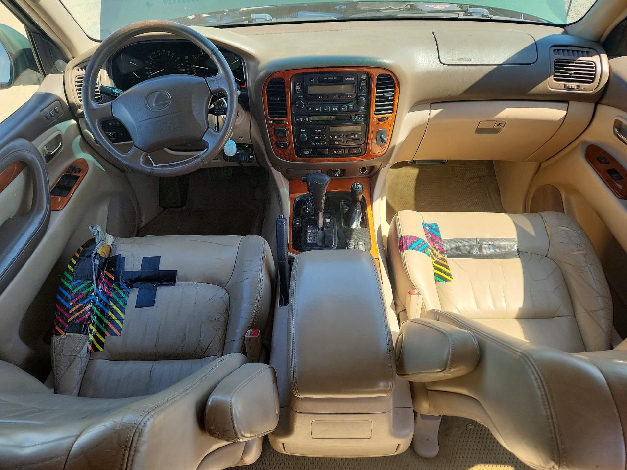 1998 Lexus Lx 470 Green vin: JT6HT00W9W0005731